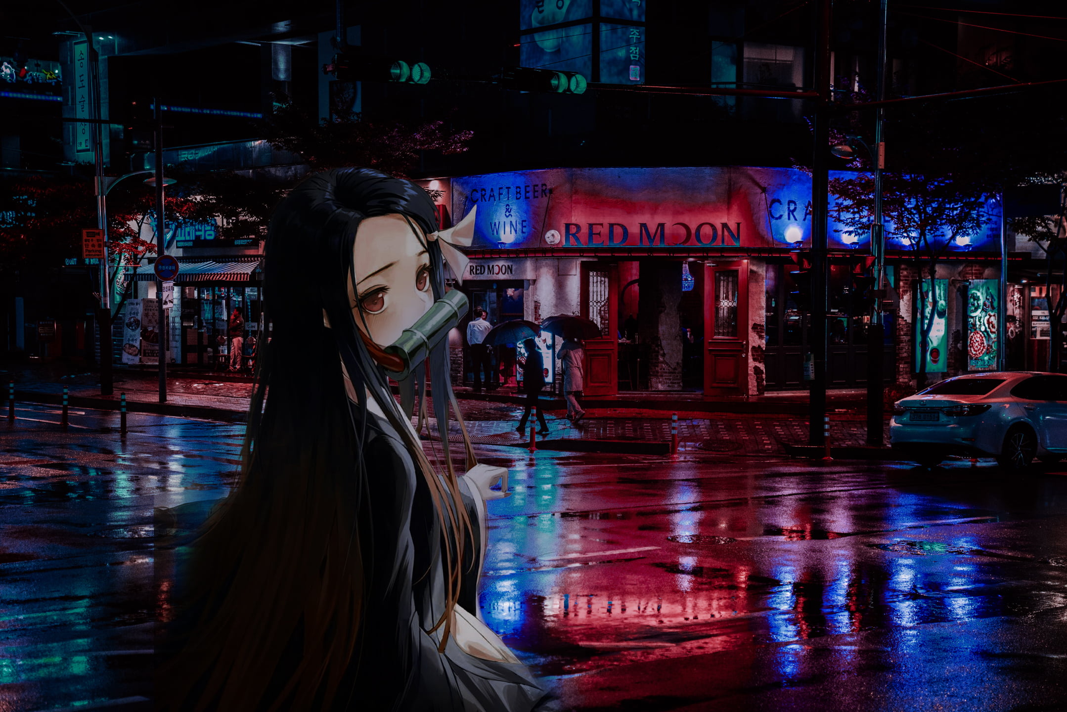Kamado Nezuko anime girls pictures in 2k
