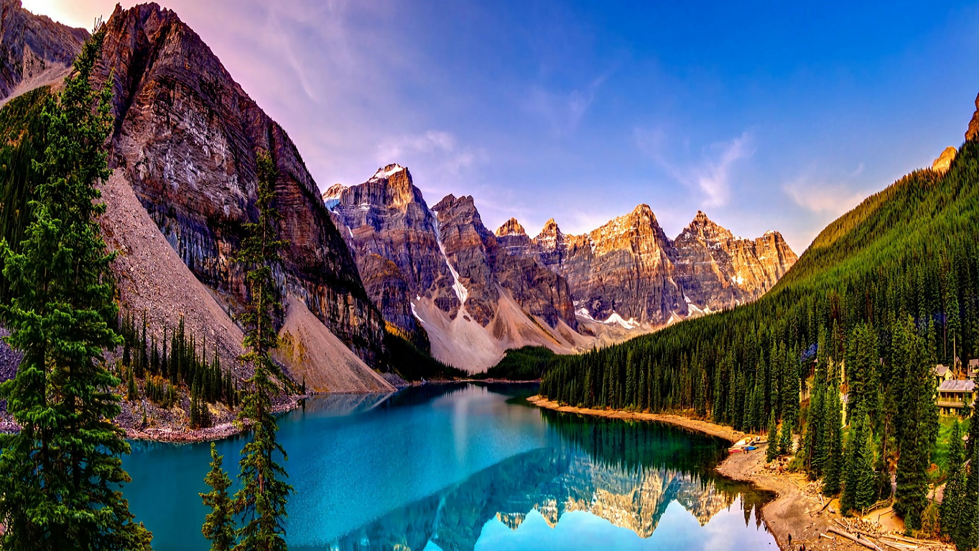 moraine lake reflection wilderness mountain water mountainous landforms 2k