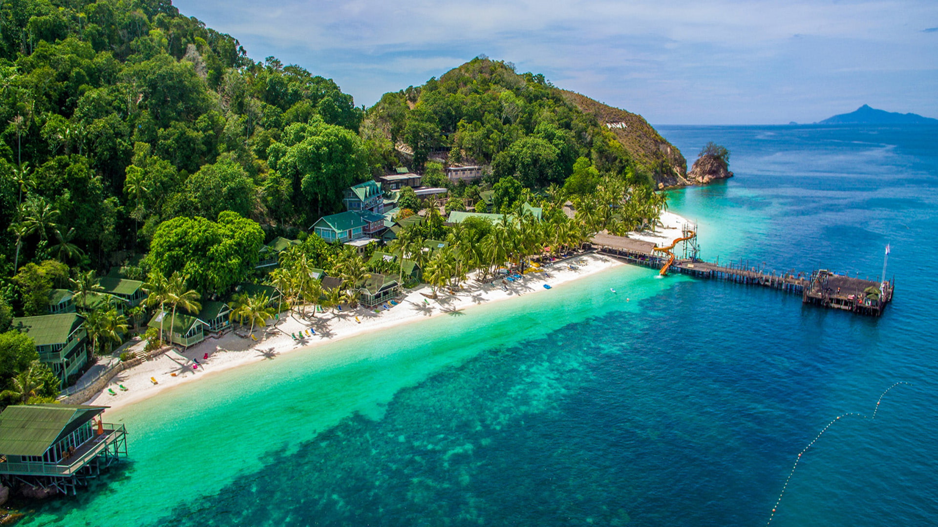 Rawa Coral Island And Mersing District Johor Malaysia White Sandy Beaches Diving Tropical Rainforest Palm Desktop Hd Wallpaper 2k