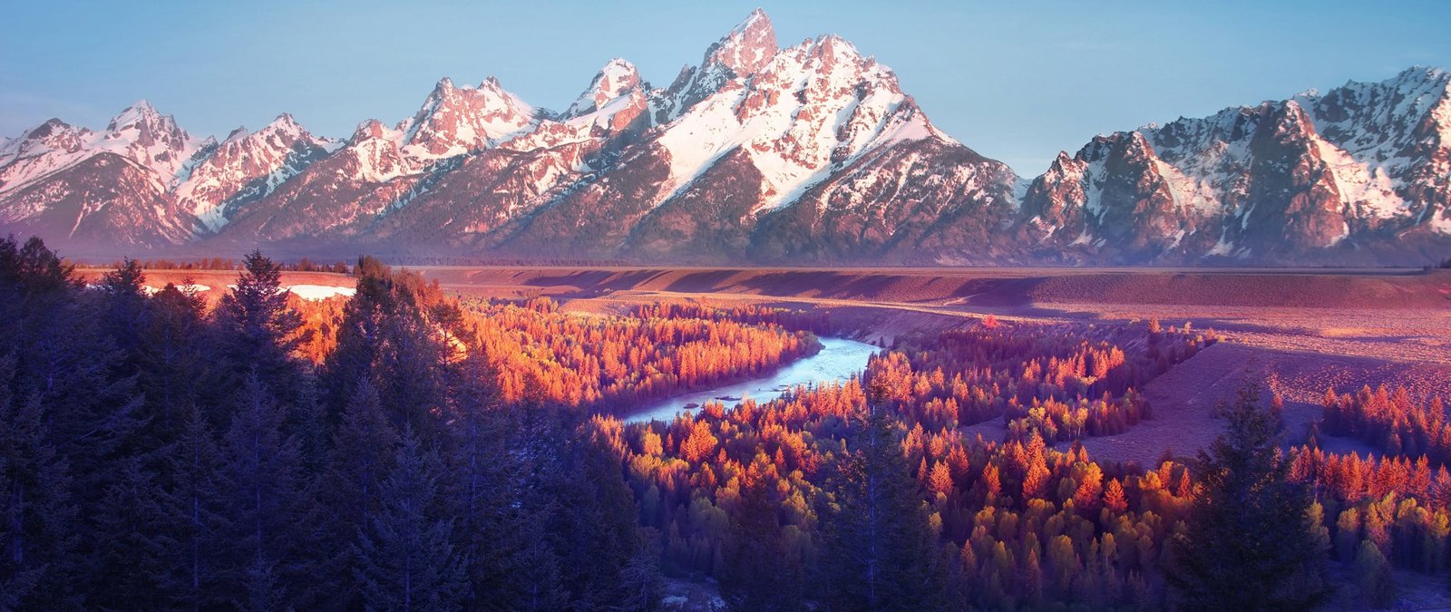 river scenery ultra wide photography nature landscape mountain 2k