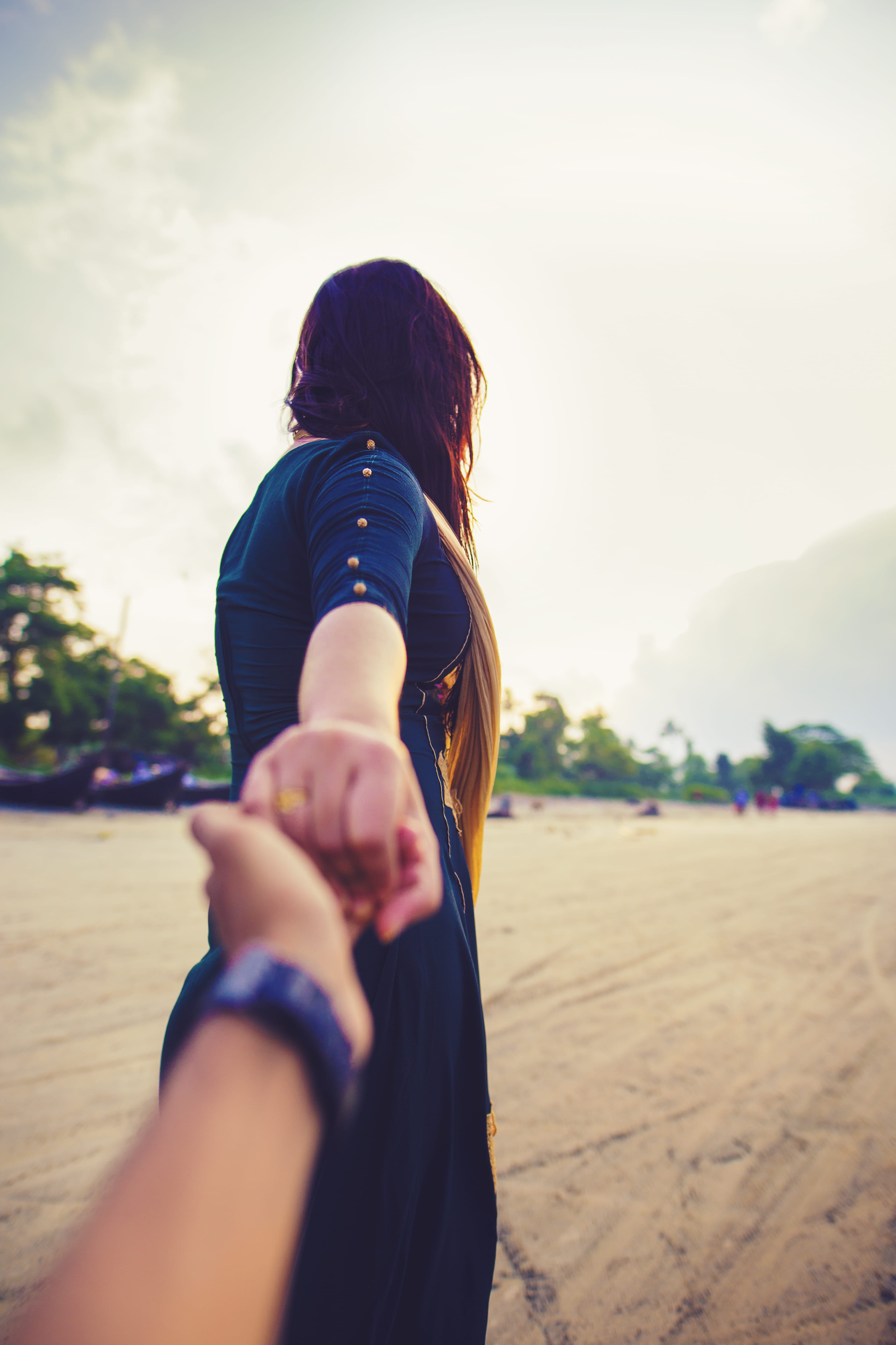 bangladesh kuakata sea beach follow girl tree real people 2k