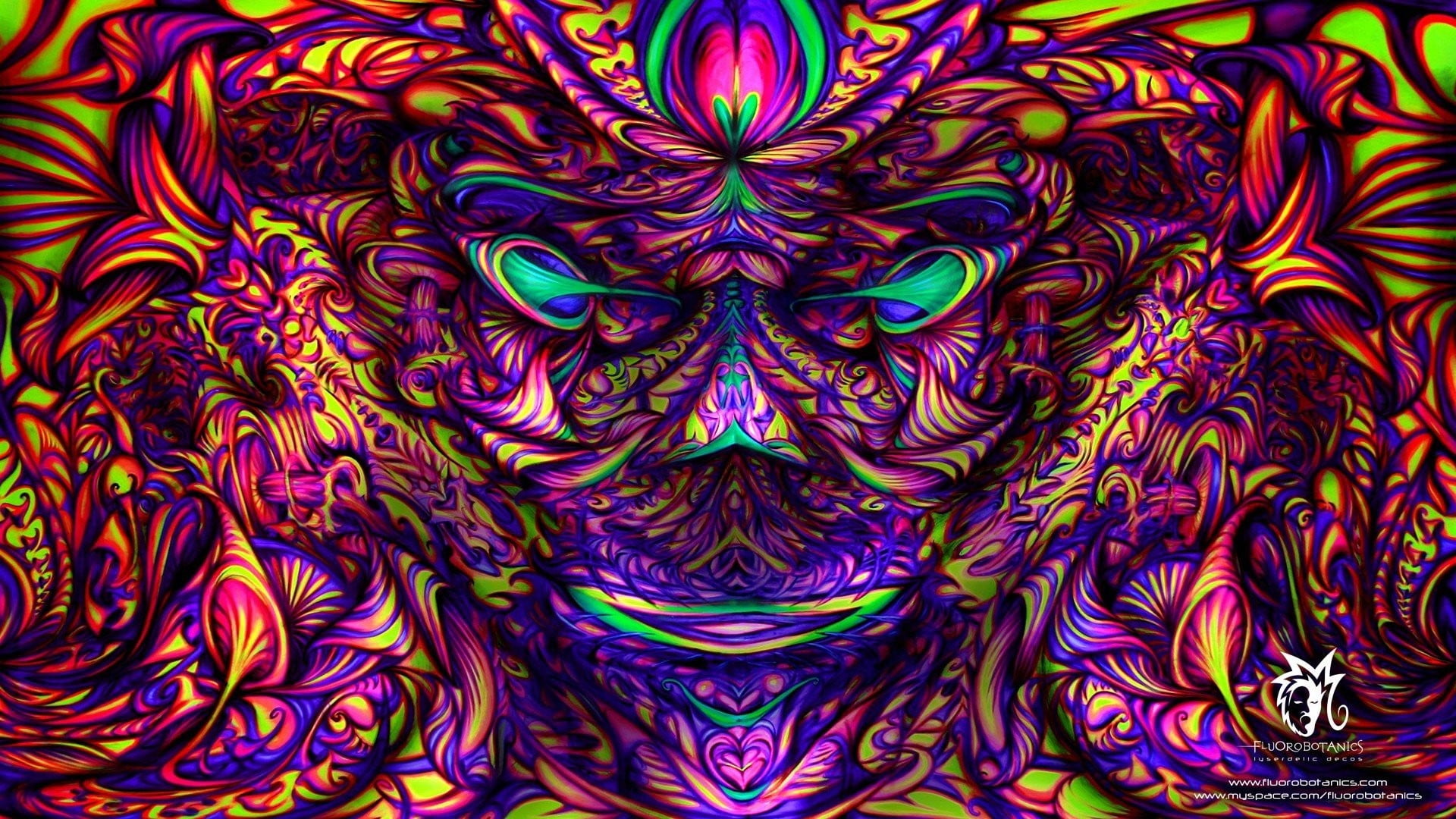psychedelic abstract trippy multi colored creativity pattern 2k