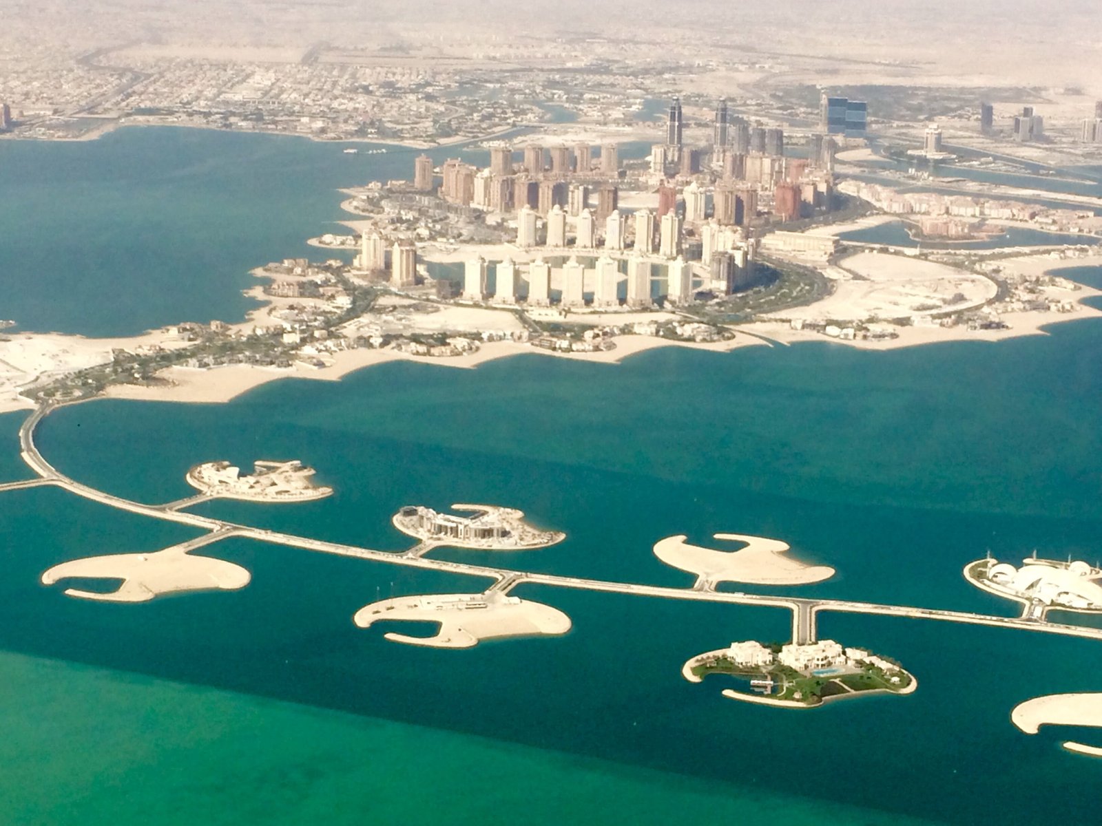 qatar doha sand beach desert ocean luxury airplane islands 2k