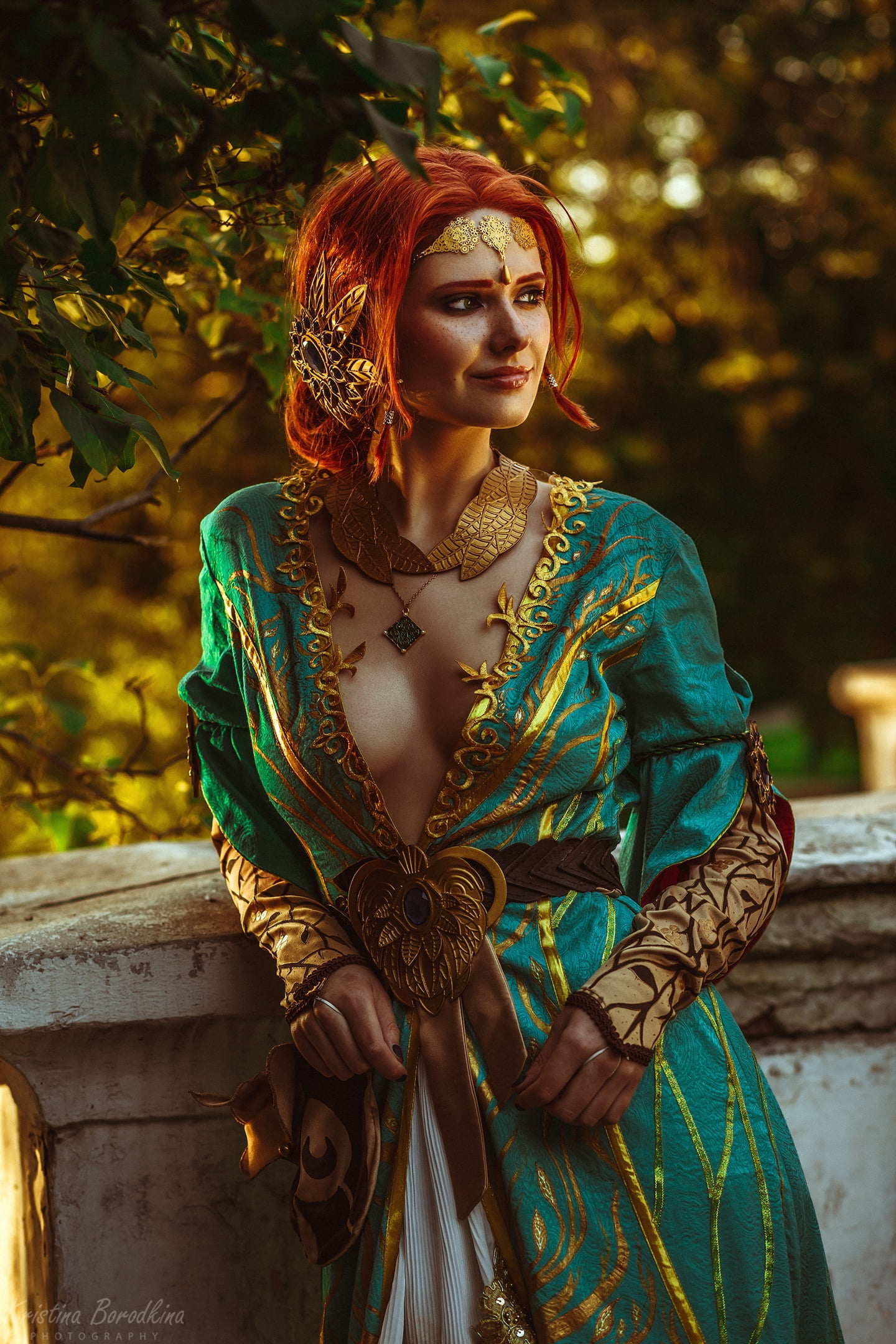 Miroslava Ladovir women redhead cosplay The Witcher Triss Merigold