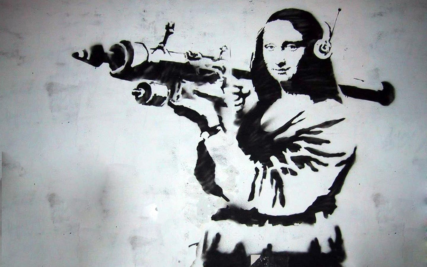 graffiti Mona Lisa Banksy artwork creativity art and craft
