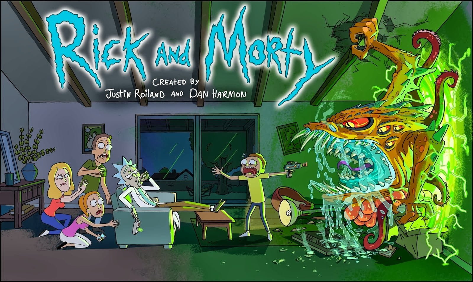 Rick and Morty illustration Sanchez Smith Beth 2k