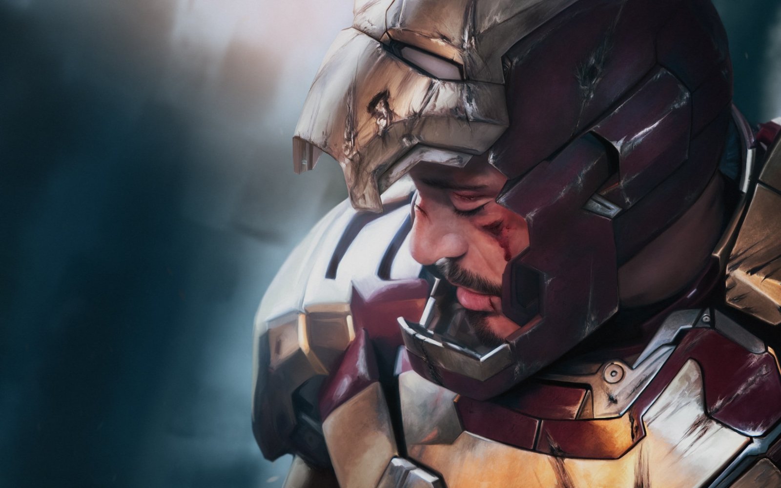 artwork The Avengers Iron Man Tony Stark digital art fan 2k