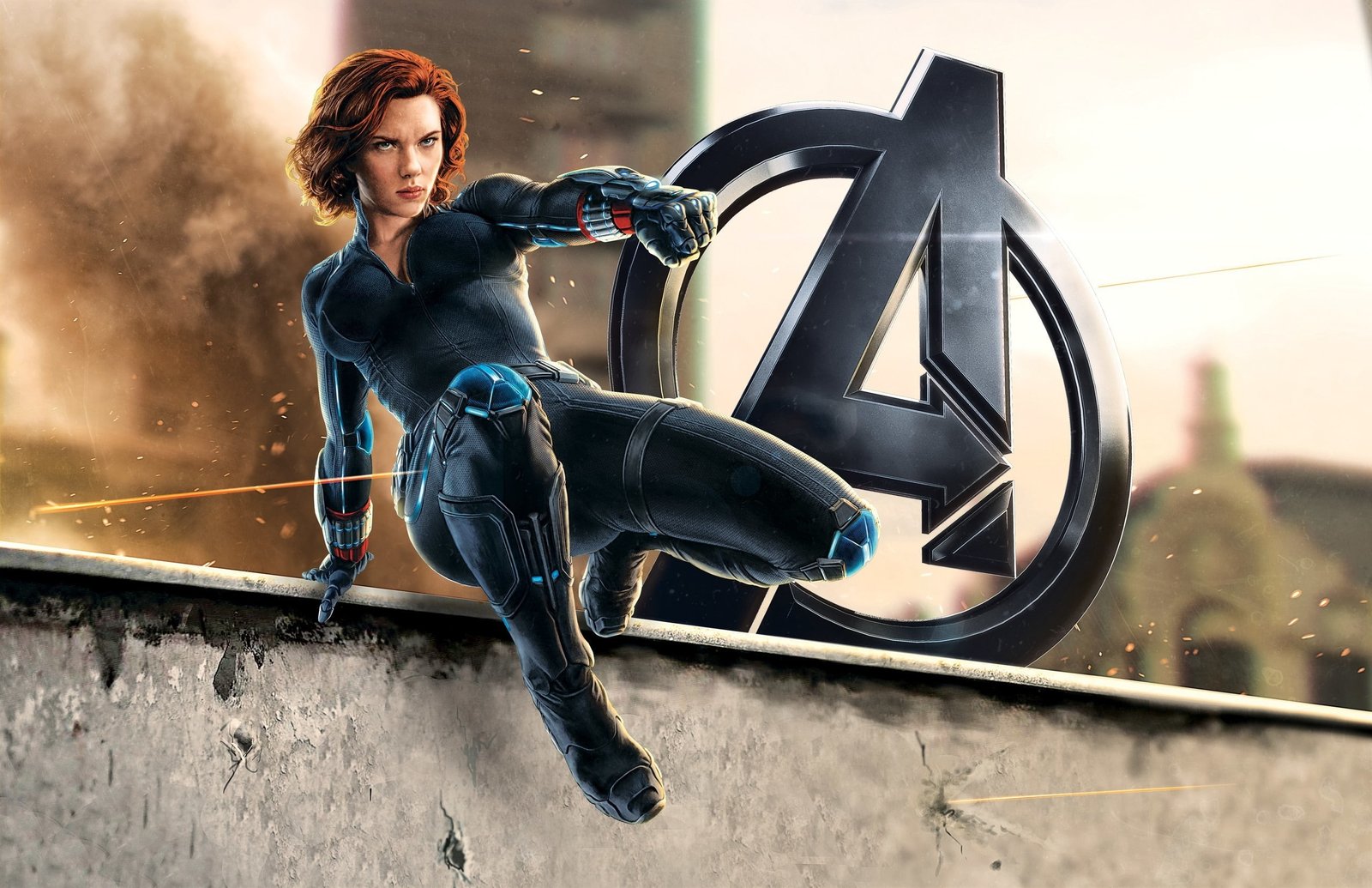 Avengers Age of Ultron Black Widow superhero superheroines 2k