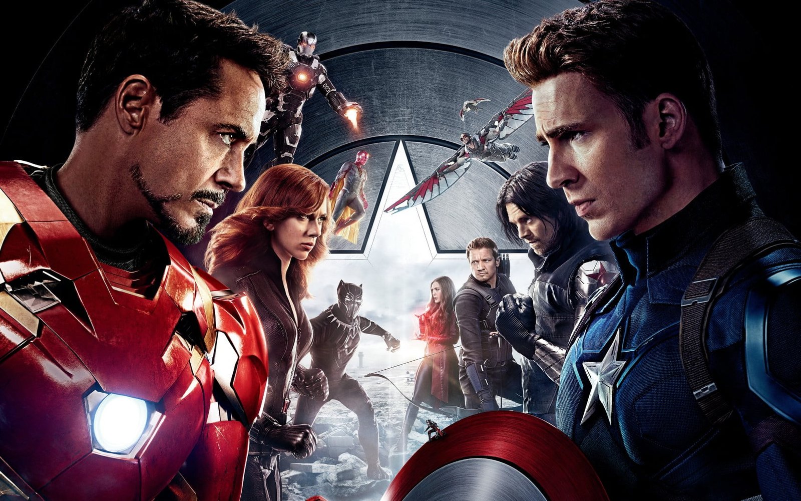 Captain America Civil War Superhero Marvel Avengers wallpaper 2k