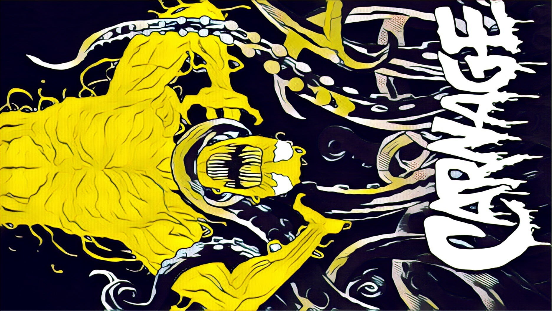 Carnage Spider Man Marvel Comics superhero yellow art and craft 2k