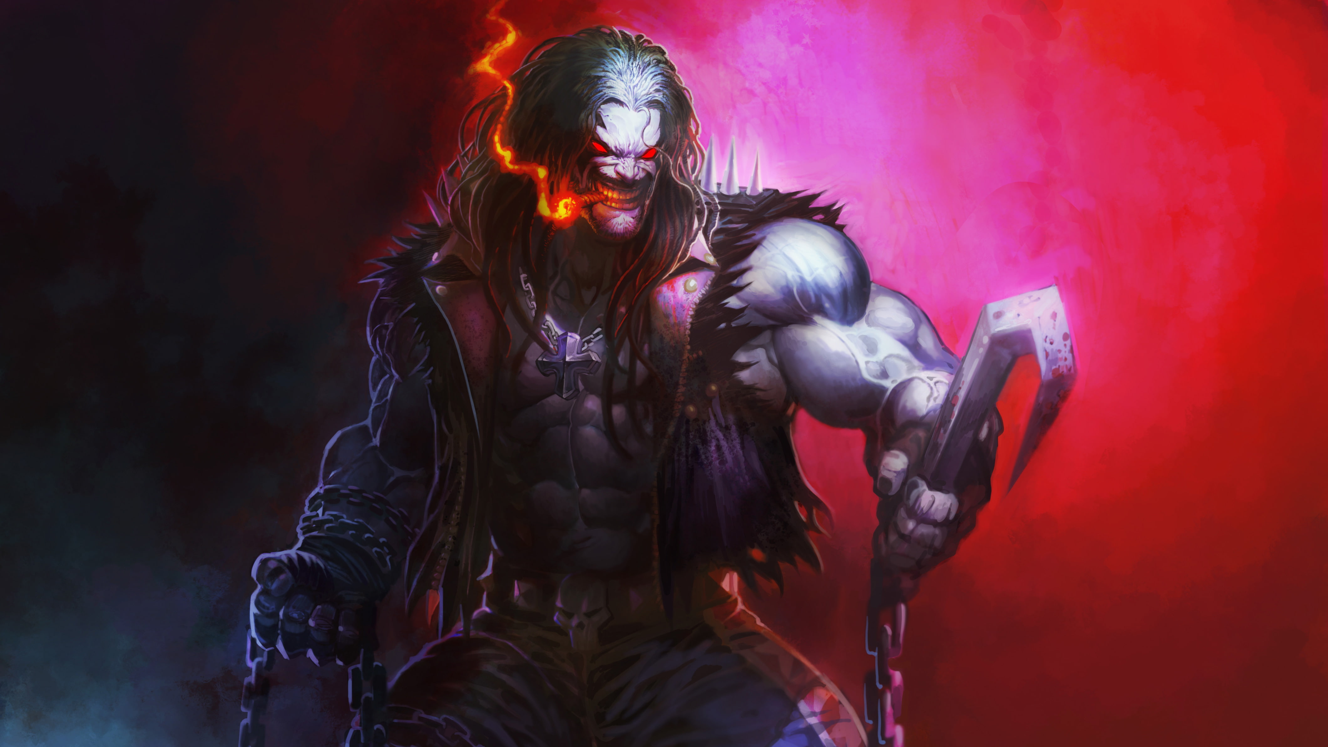 lobo superheroes supervillain hd artwork digital art 2k 4k
