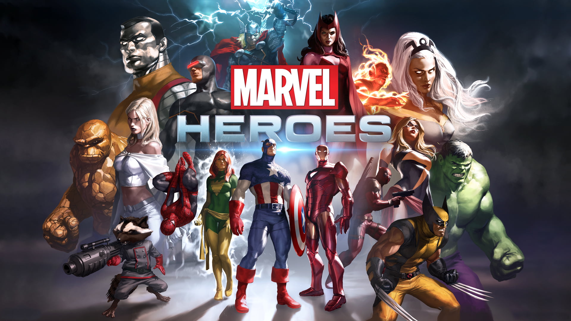 Marvel Heroes wallpaper Being logo Storm team Ear Wolverine 2k