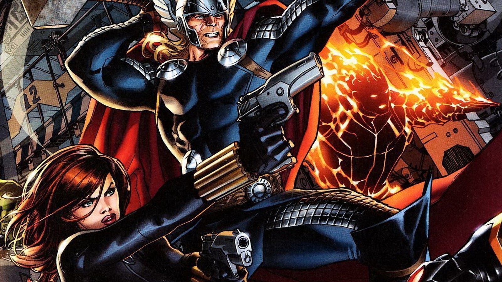 Marvel s Thor illustration Black Widow comics Comics 2k