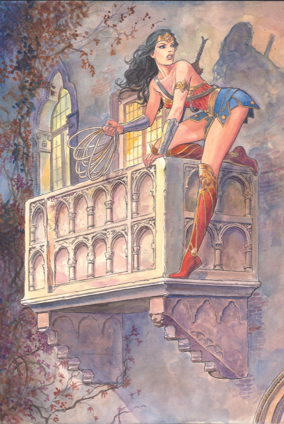 Milo Manara Wonder Woman DC Comics superhero costumes comic art