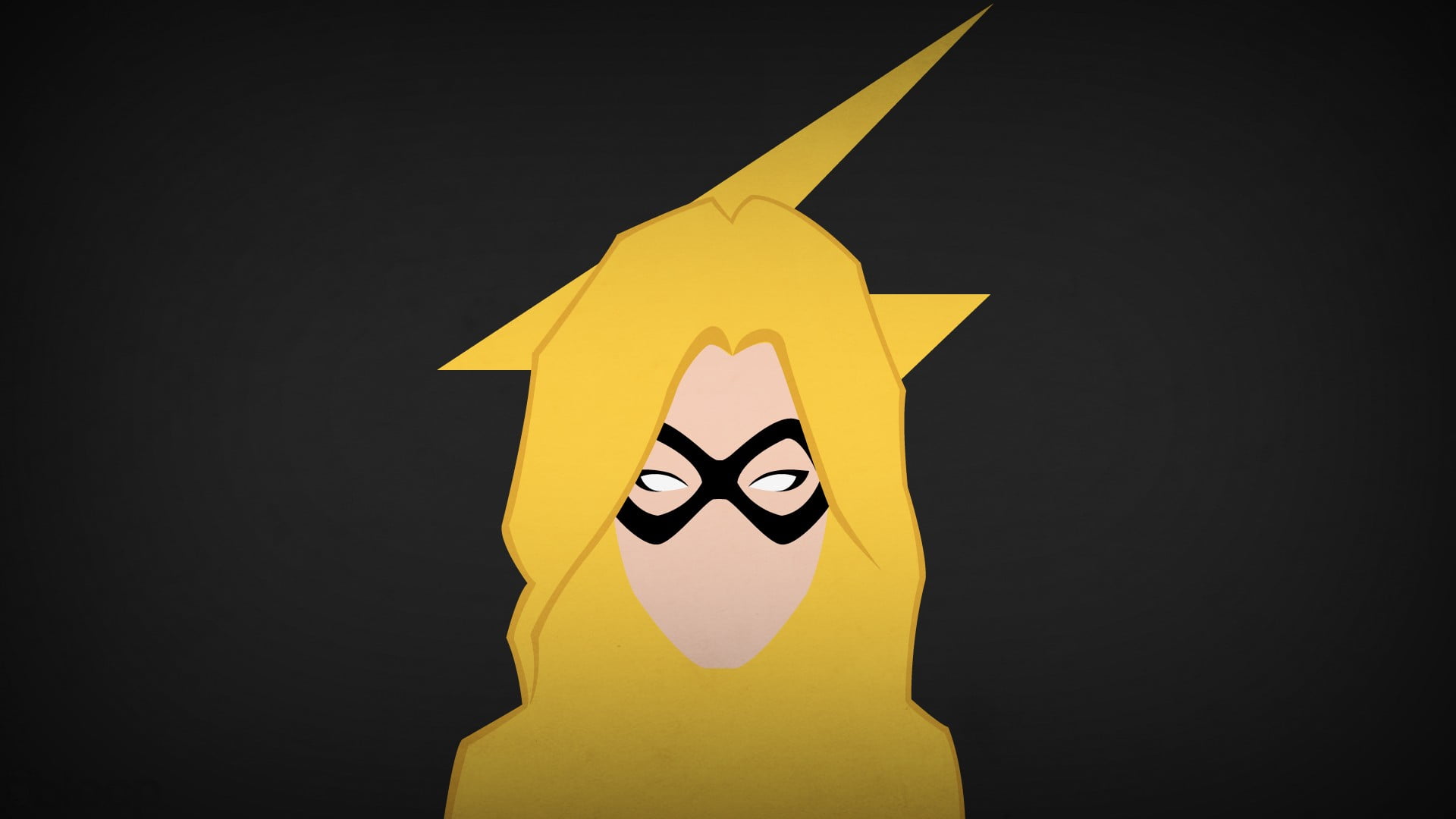 female superhero clipart Marvel Comics Ms minimalism 2k