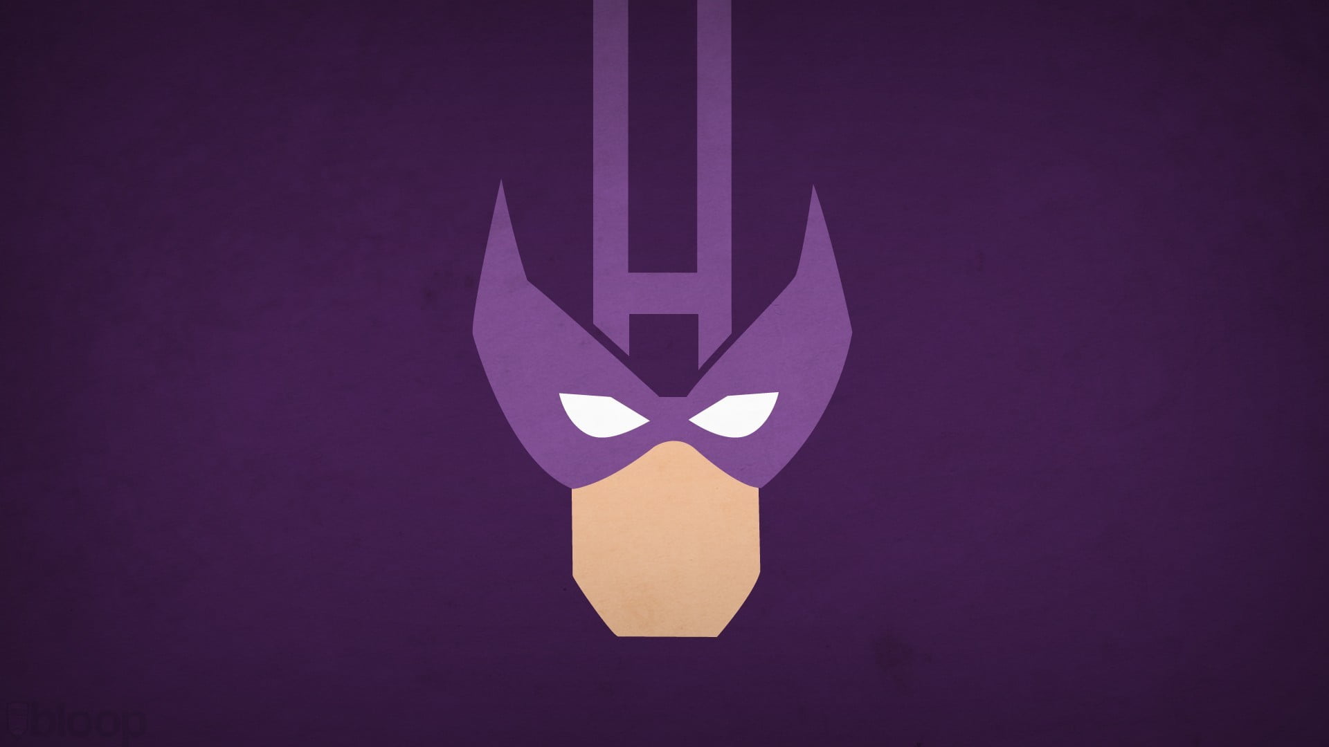 purple mask digital wallpaper minimalism simple background 2k