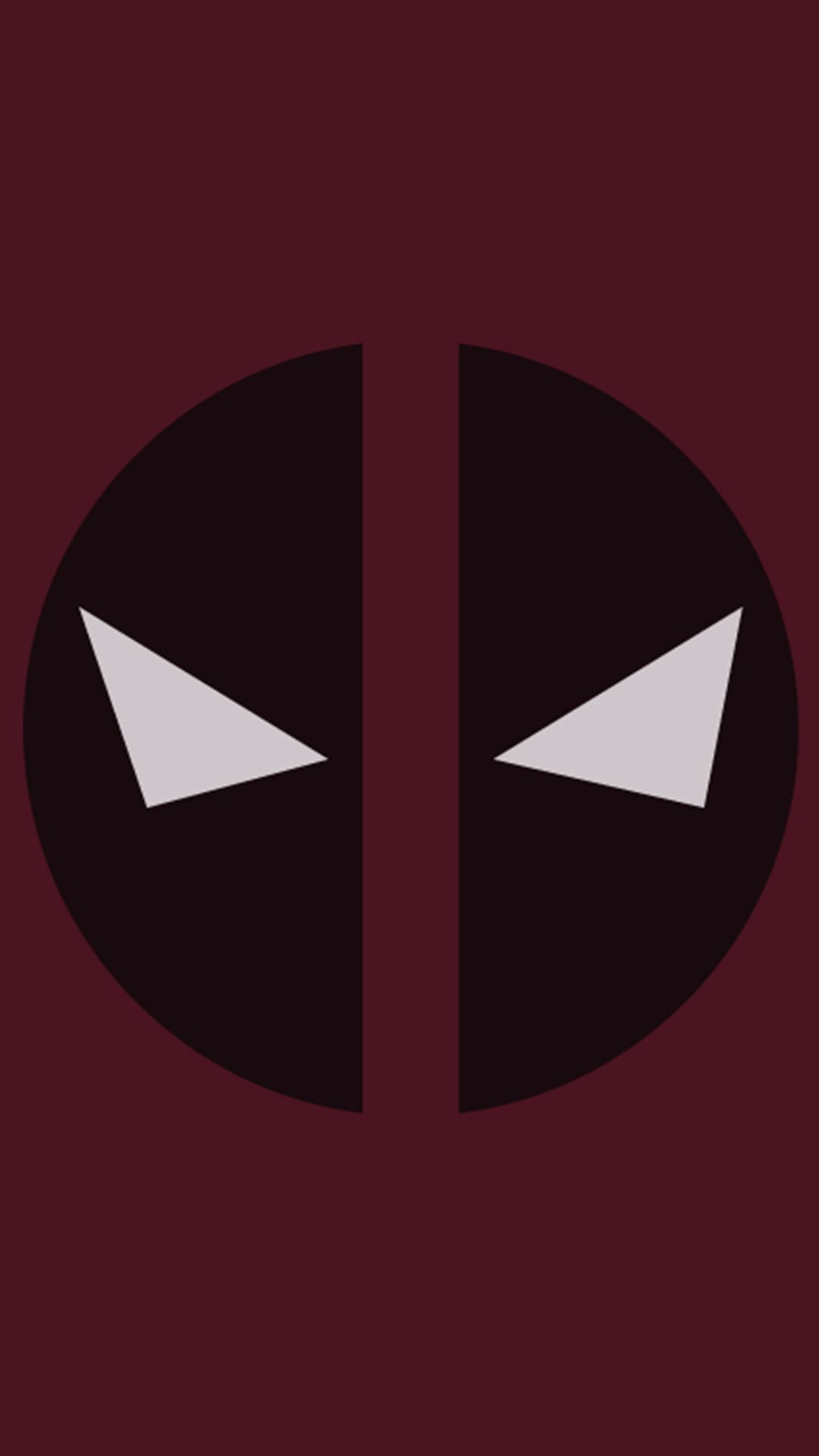 superhero Deadpool red shape colored background studio shot