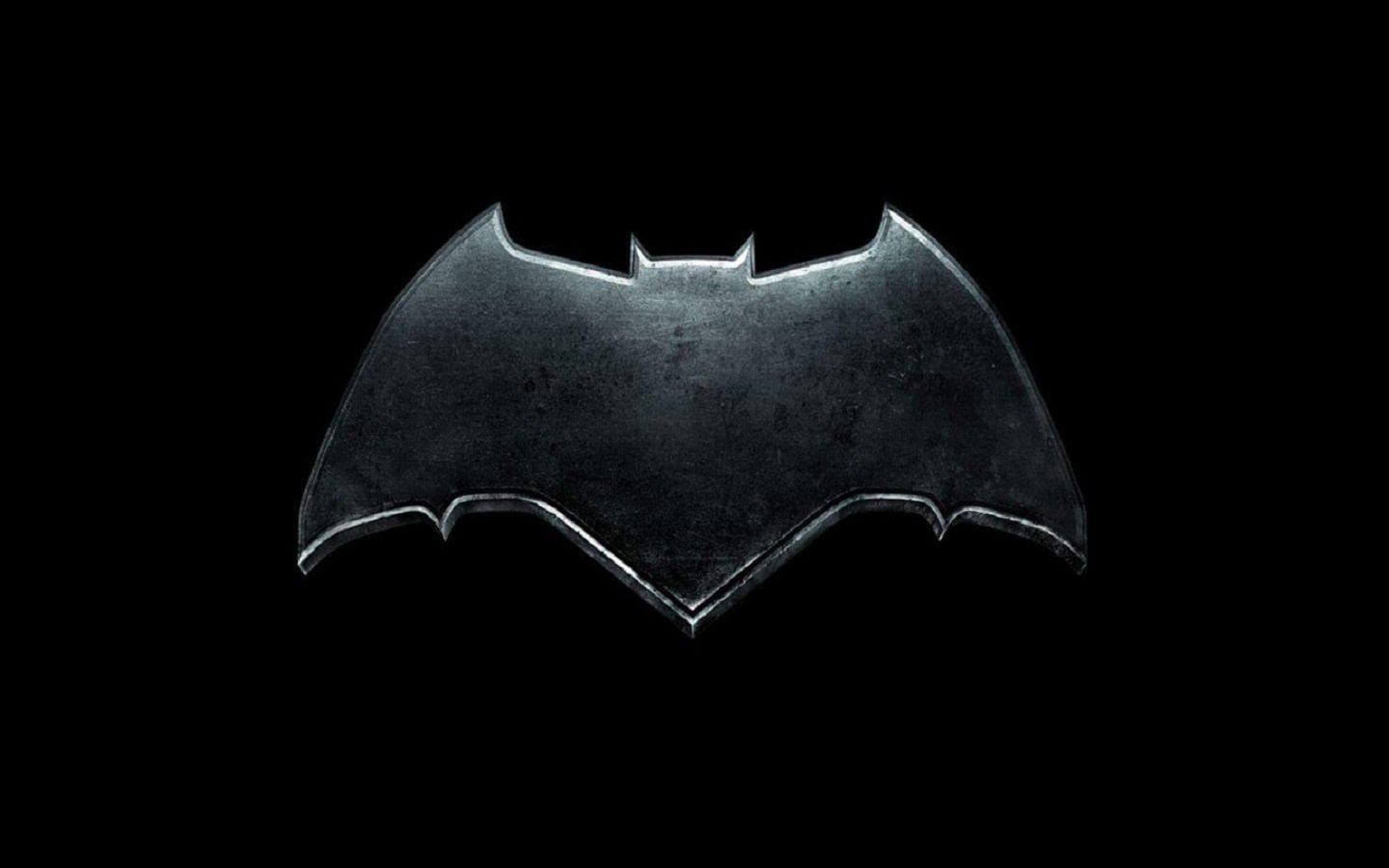 Superman Batman v Dawn of Justice Logo Black