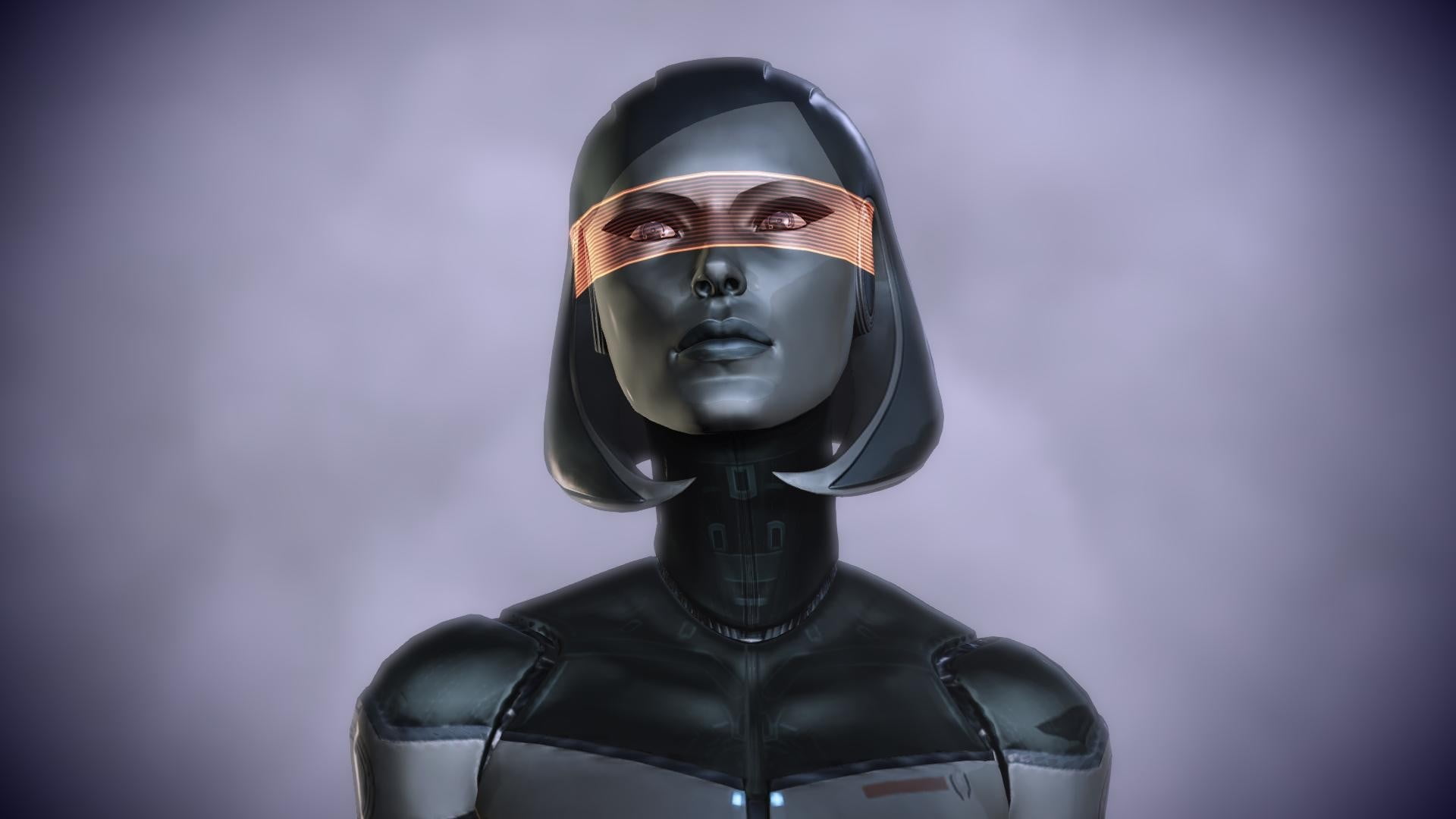 woman s face illustration Mass Effect EDI video games human representation 2k