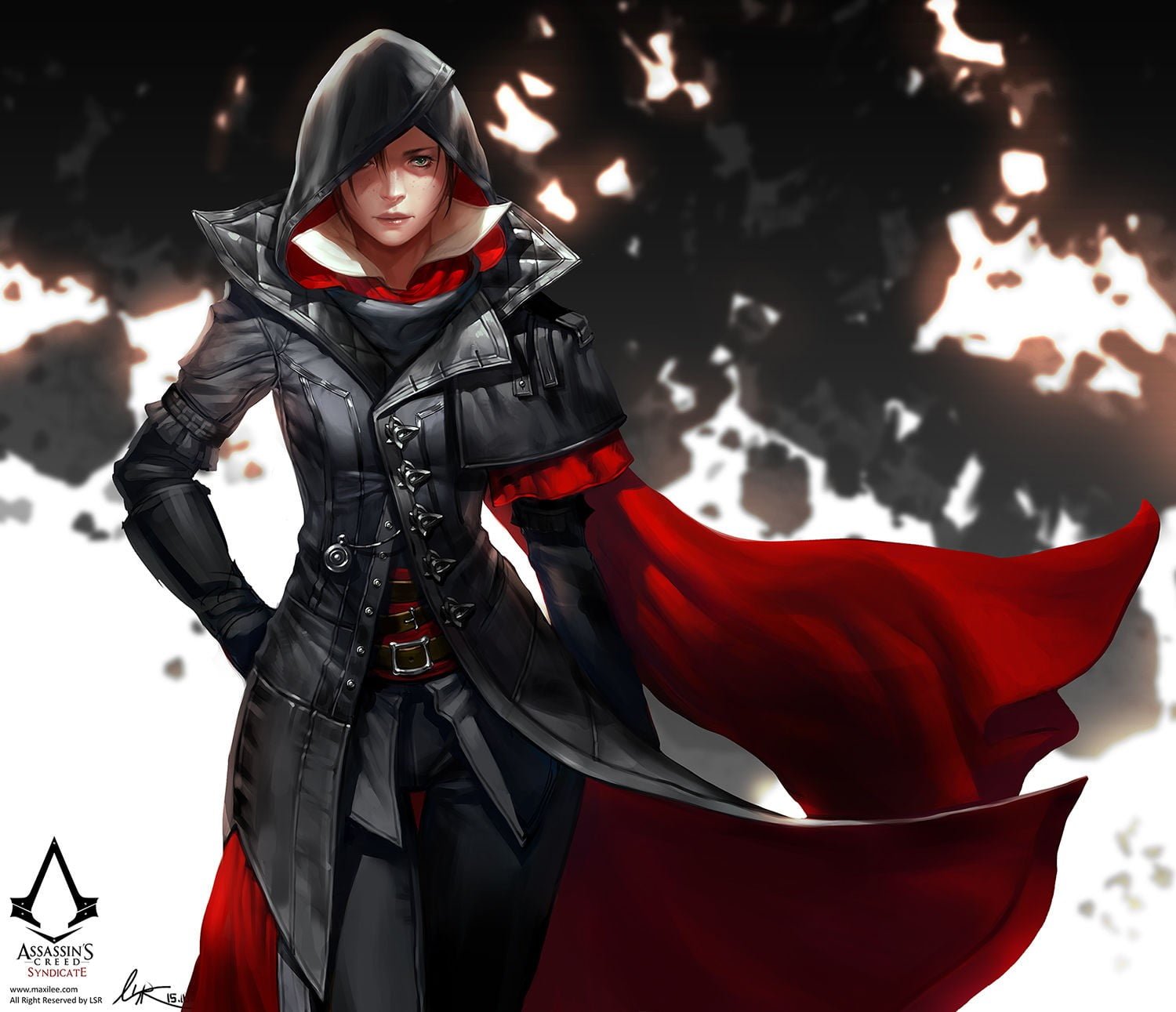Assassin s Creed Syndicate illustration anime girls fan art 2k