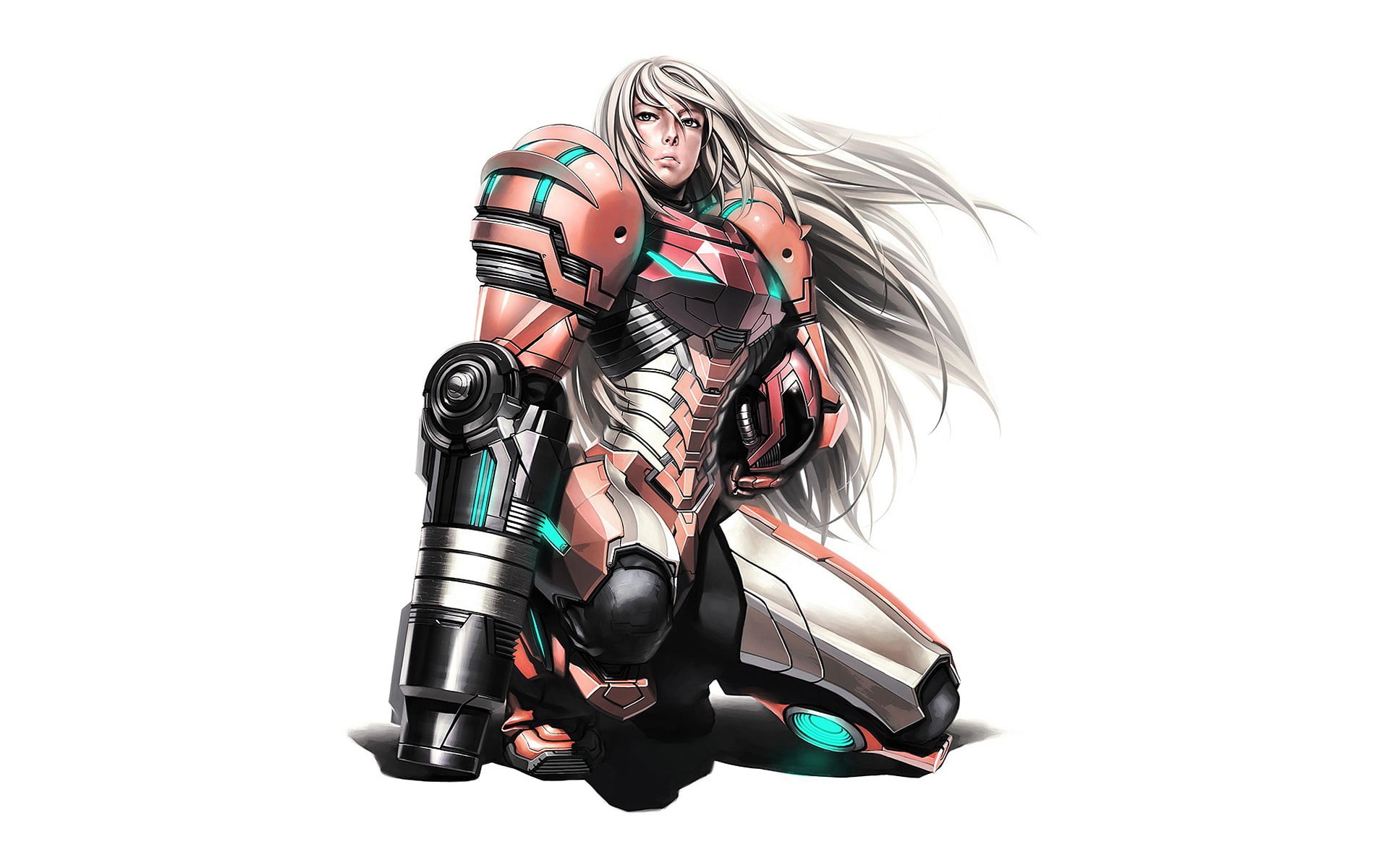 female superheroes illustration Nintendo Samus Aran Metroid Prime 2k
