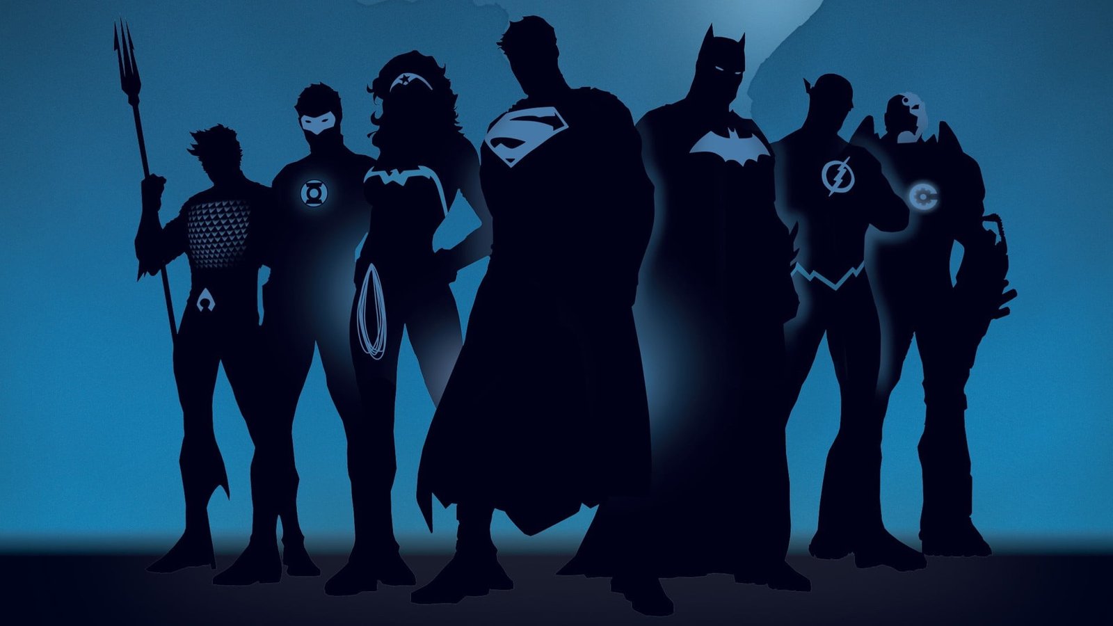 Justice League wallpaper silhouette of 80 2k