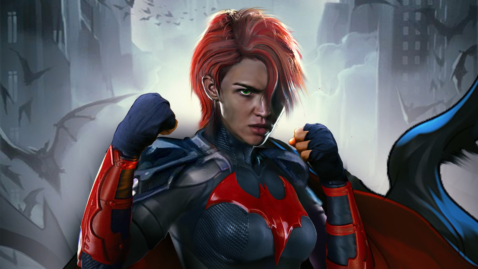 ruby rose batwoman hd superheroes artwork artist digital art 2k