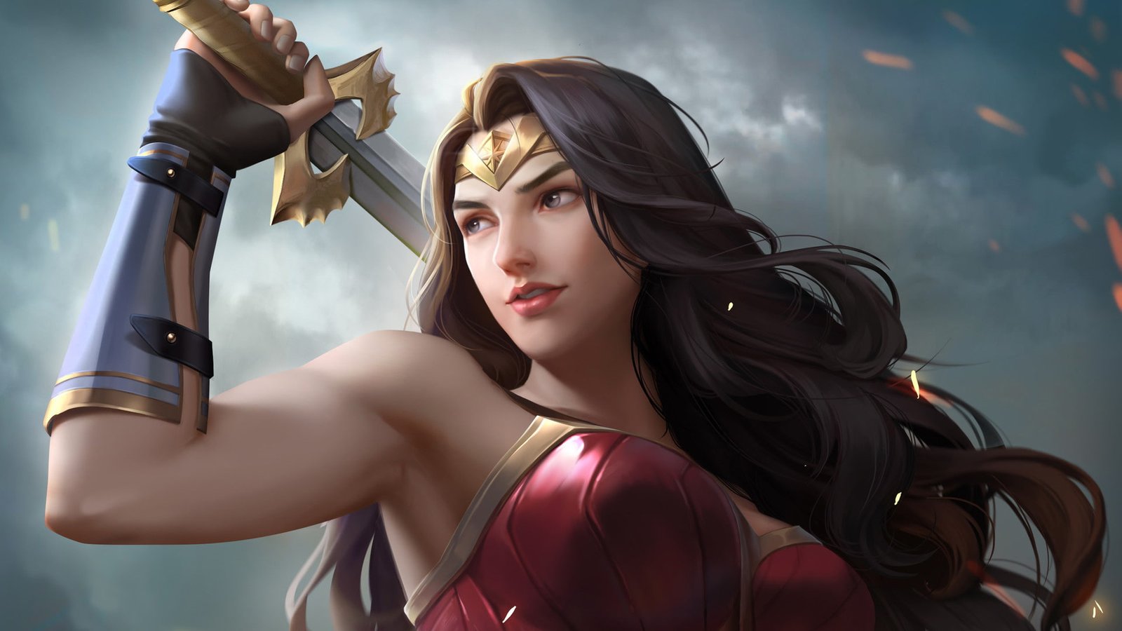 wonder woman artwork hd artist movies artstation superheroes 2k