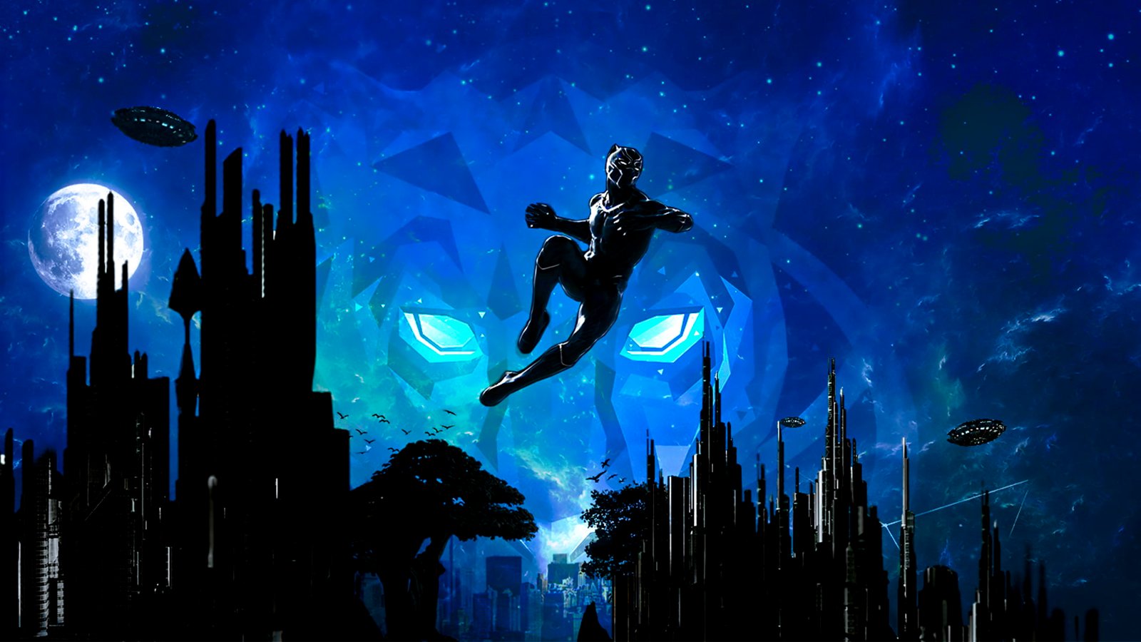 black panther hd marvel artwork superheroes one person 2k