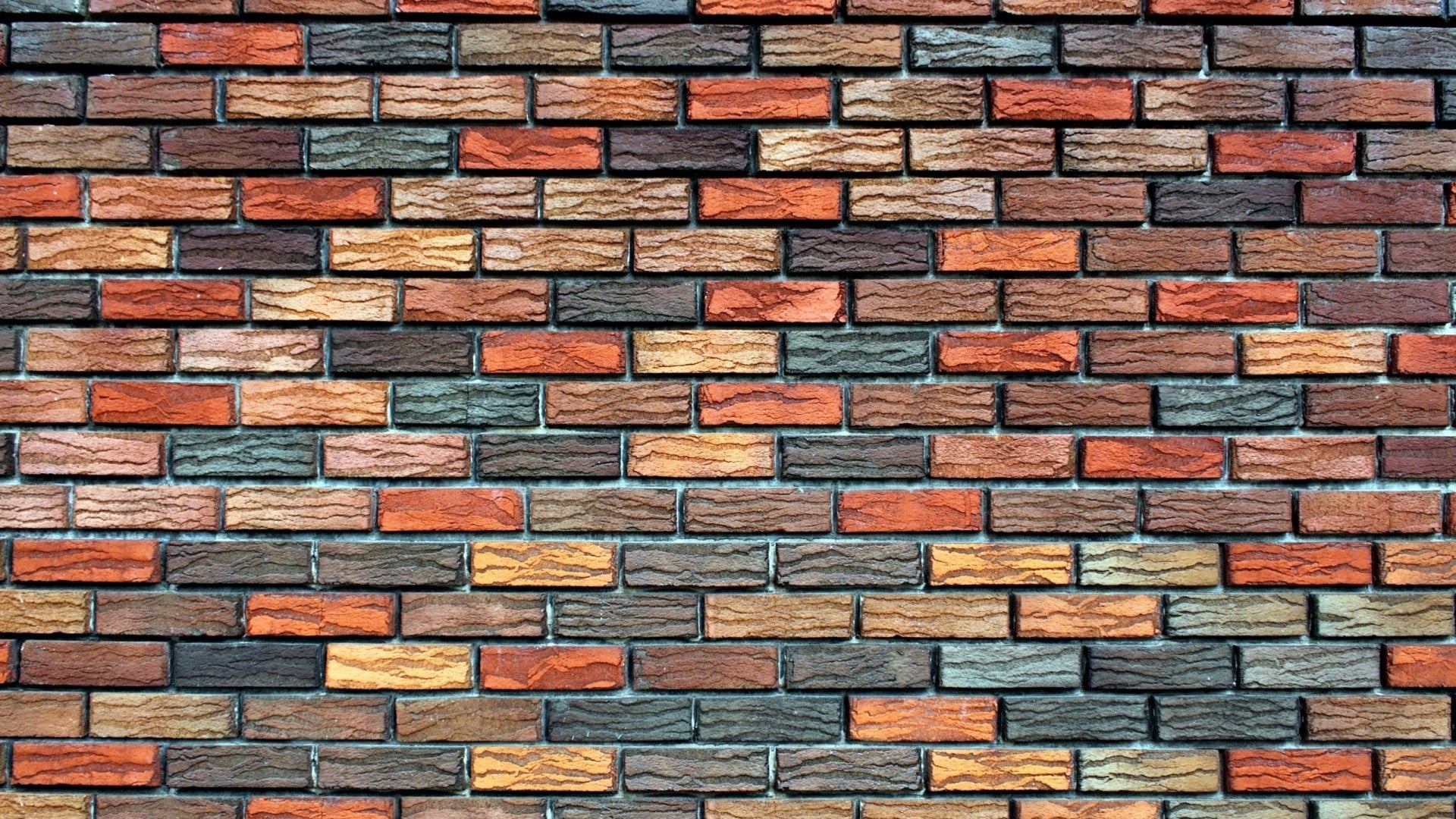 brown black and gray brick wall bricks texture background 2k