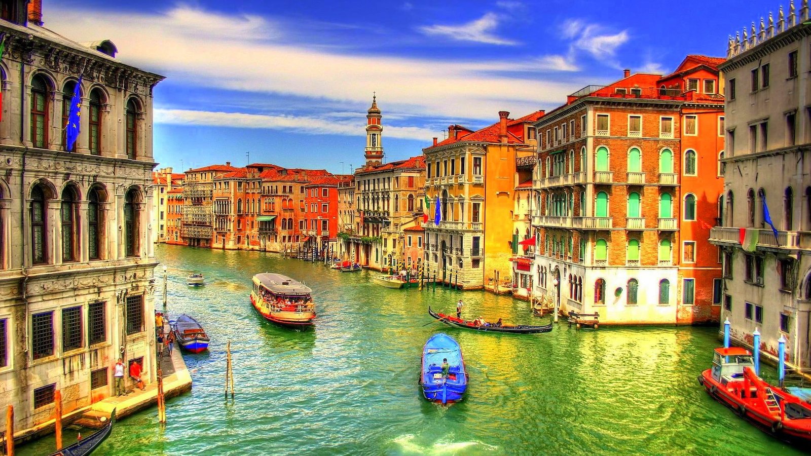 canal architecture tourism water europe river building 2k