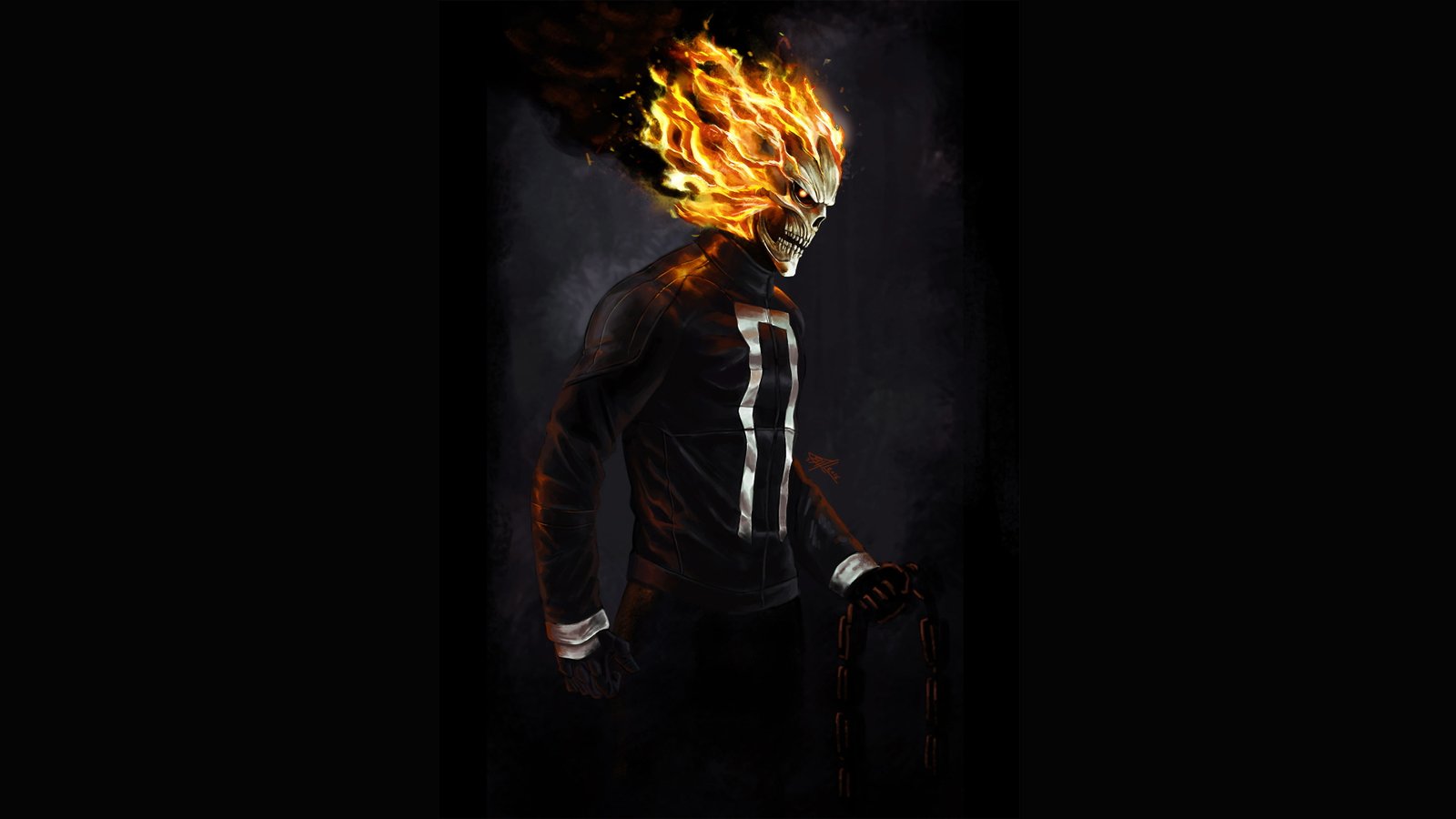 ghost rider artwork hd artist digital art superheroes 2k 4k