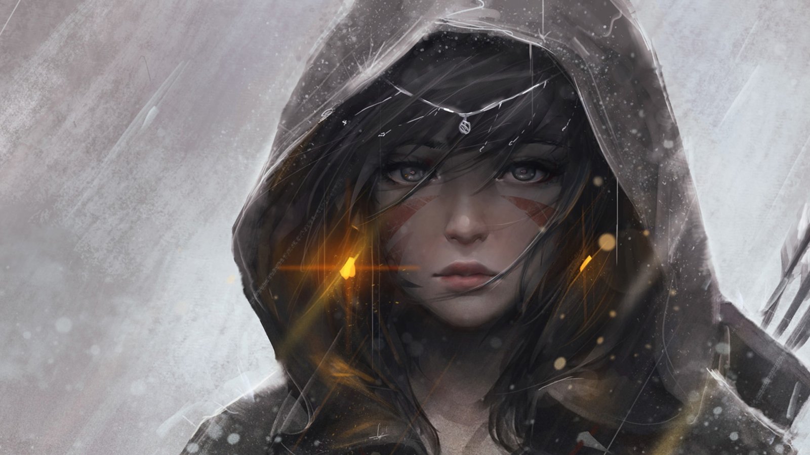 girl cg artwork anime art hoodie illustration 85 2k 4k
