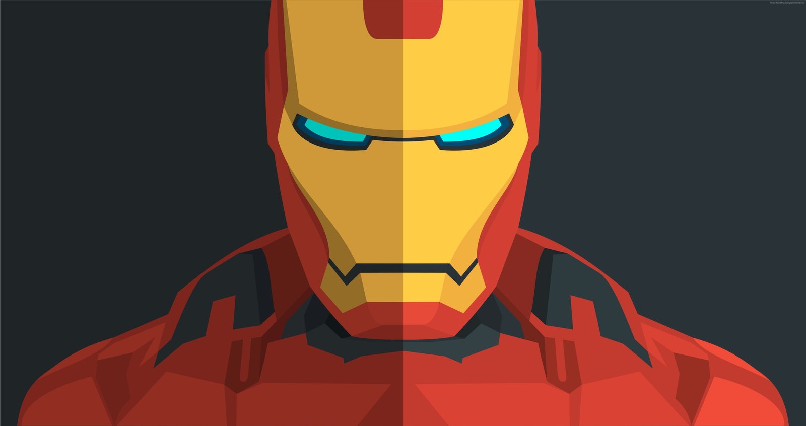 Iron Man superhero Marvel Comics one person front view 2k 4k 5k