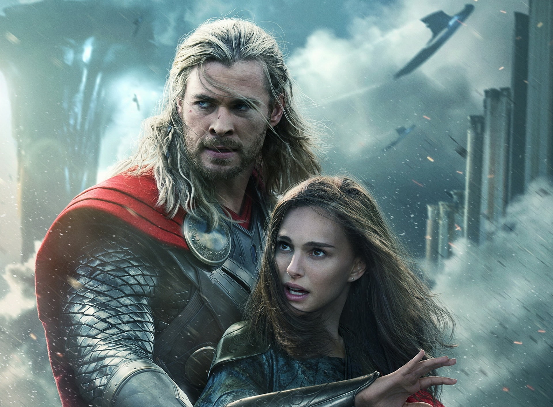 Thor the Dark World Natalie Portman and Chris Marvels 2k