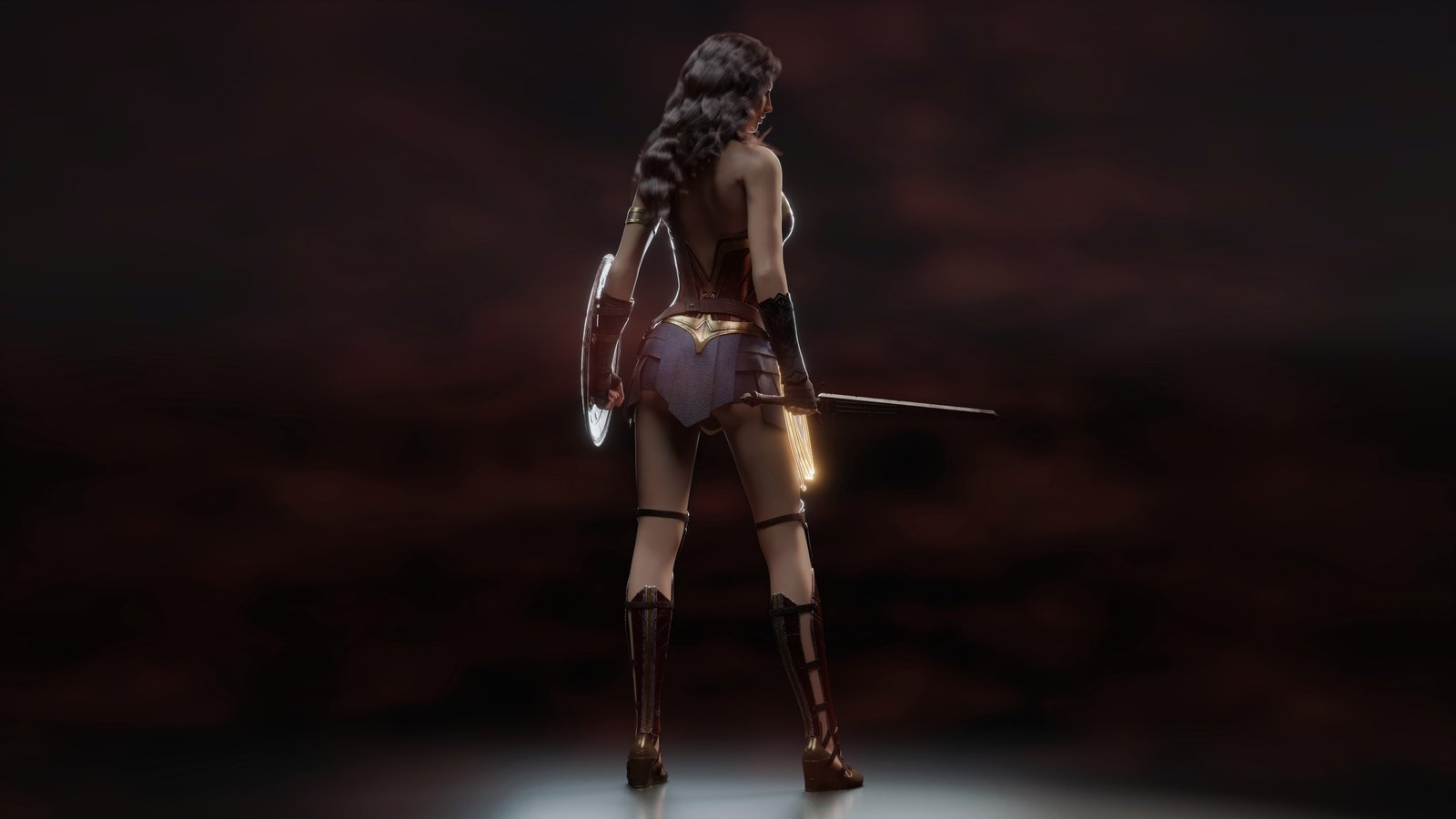 wonder woman digital art hd artwork artist superheroes 2k 4k 5k