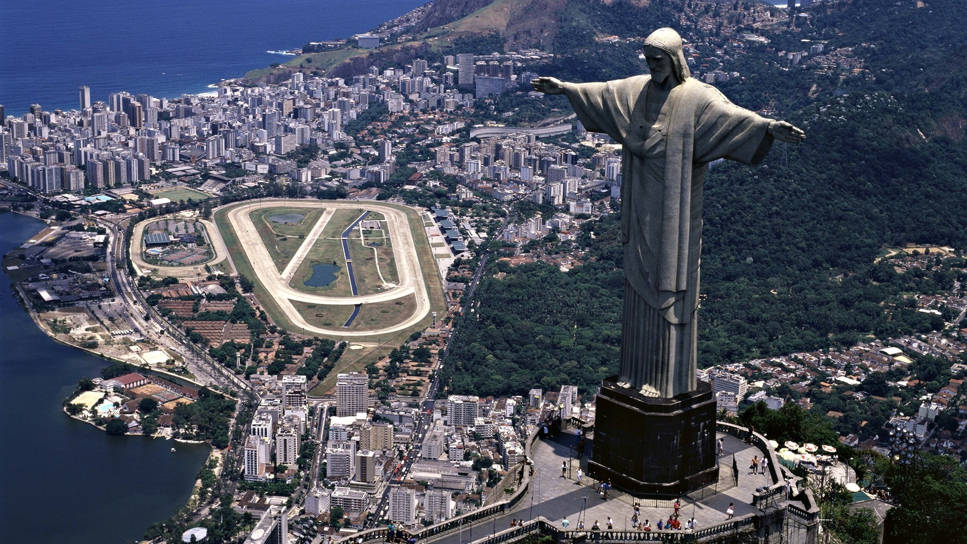 cityscapes brazil towns rio de janeiro town view cristo redentor christ the redeemer Nature Cityscapes HD Art 2k