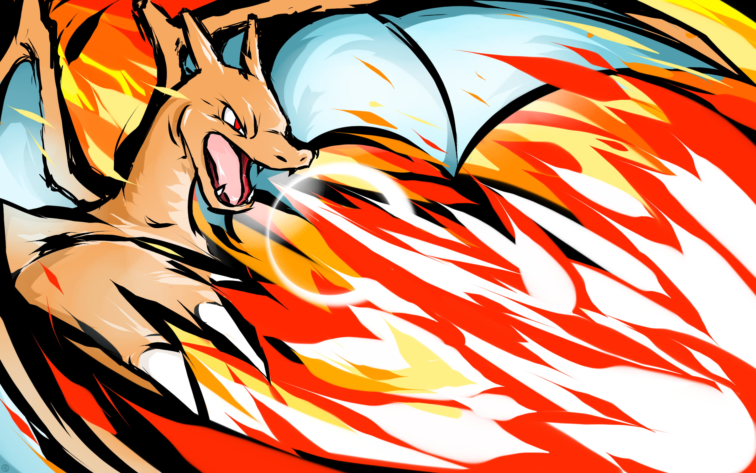 Pokemon Charizard illustration Pok mon vector backgrounds 2k