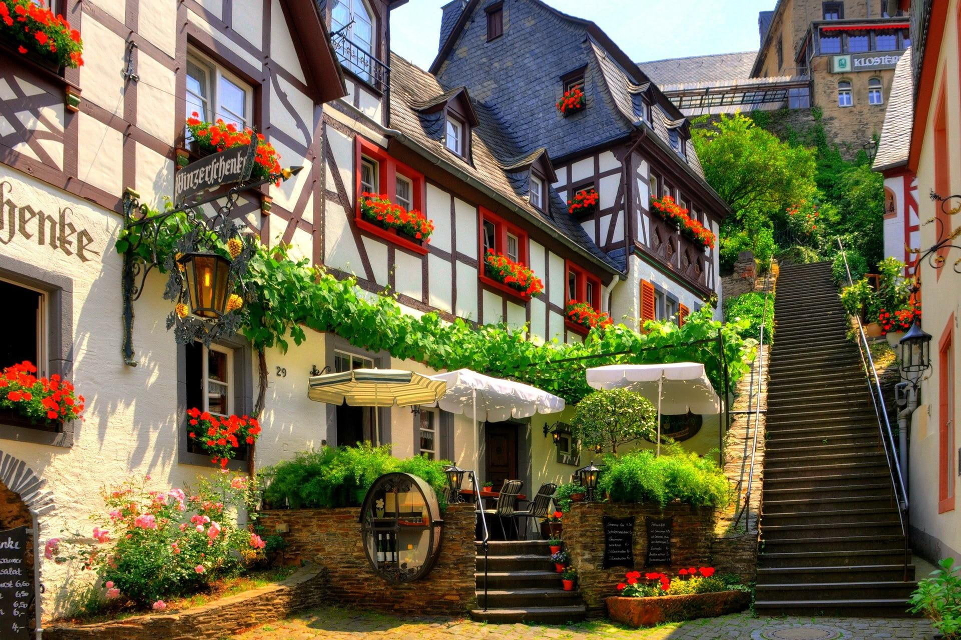 German Villages architecture houses nature and landscapes 2k