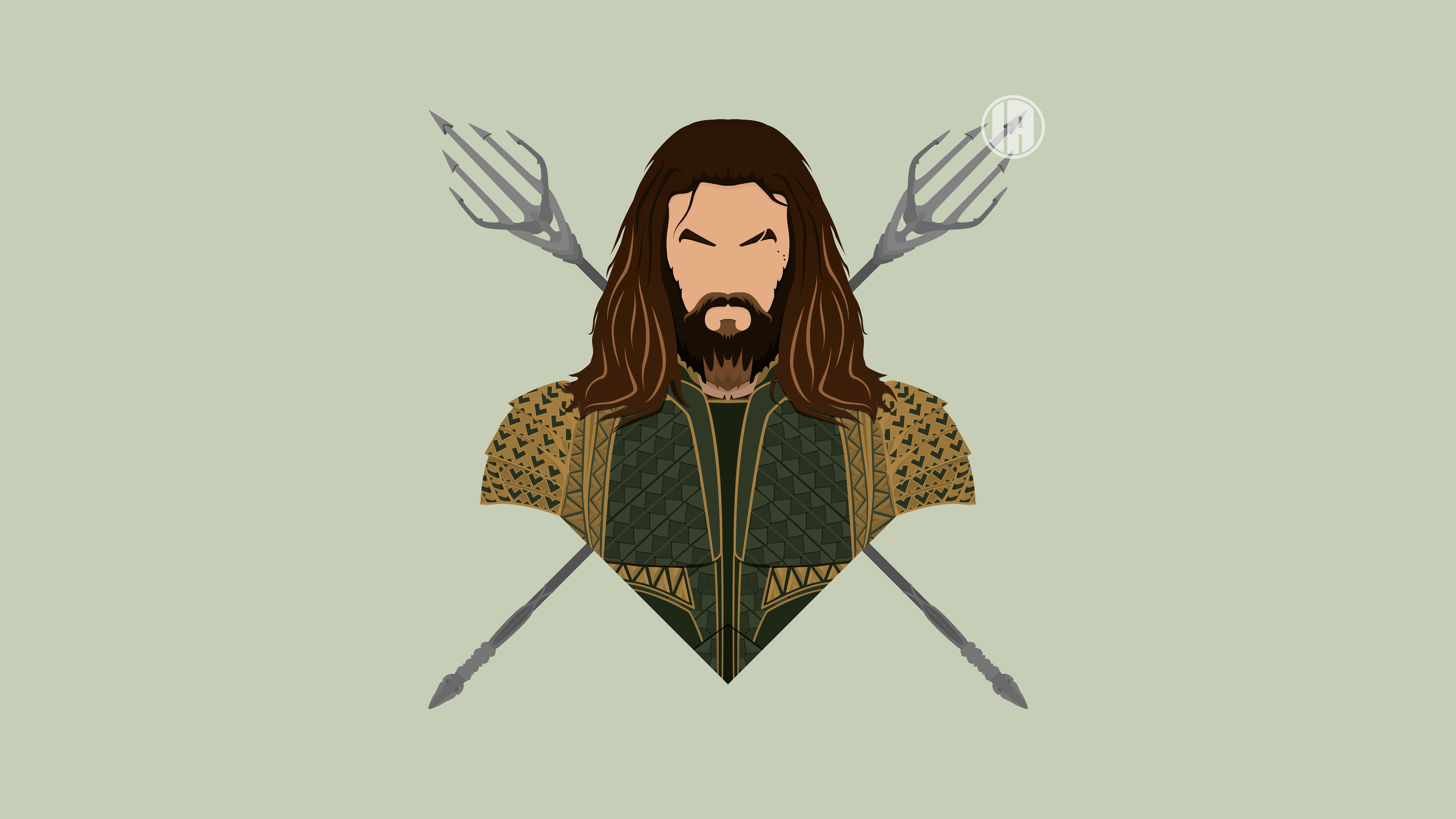 aquaman superheroes minimalism hd deviantart 2k 4k 5k 8k
