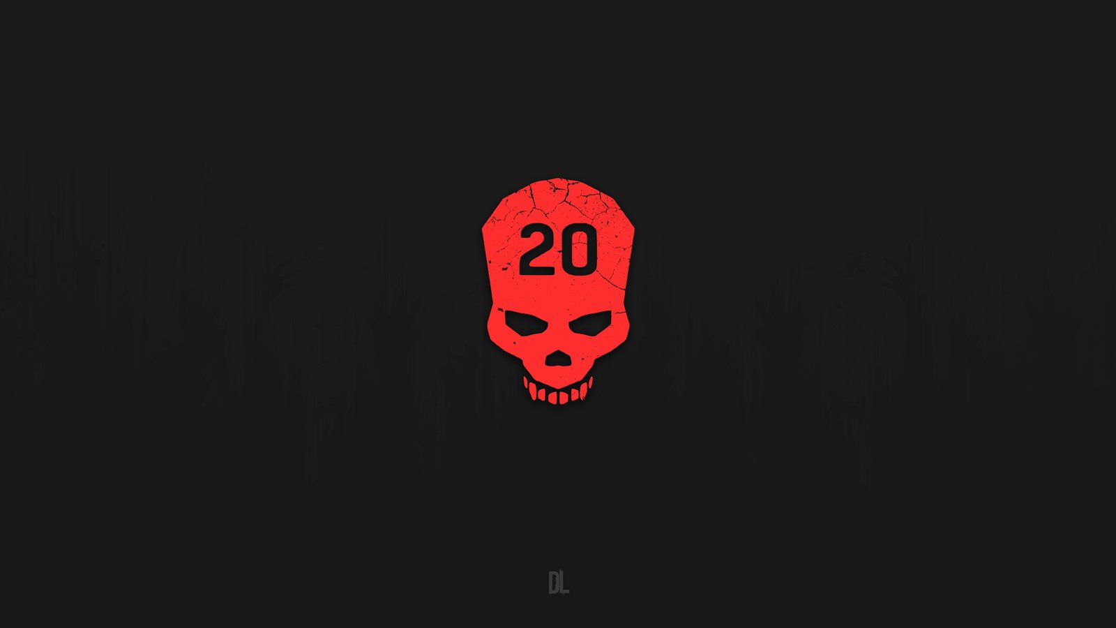 dying light skull minimalism games hd 2k 4k 5k 8k 10k
