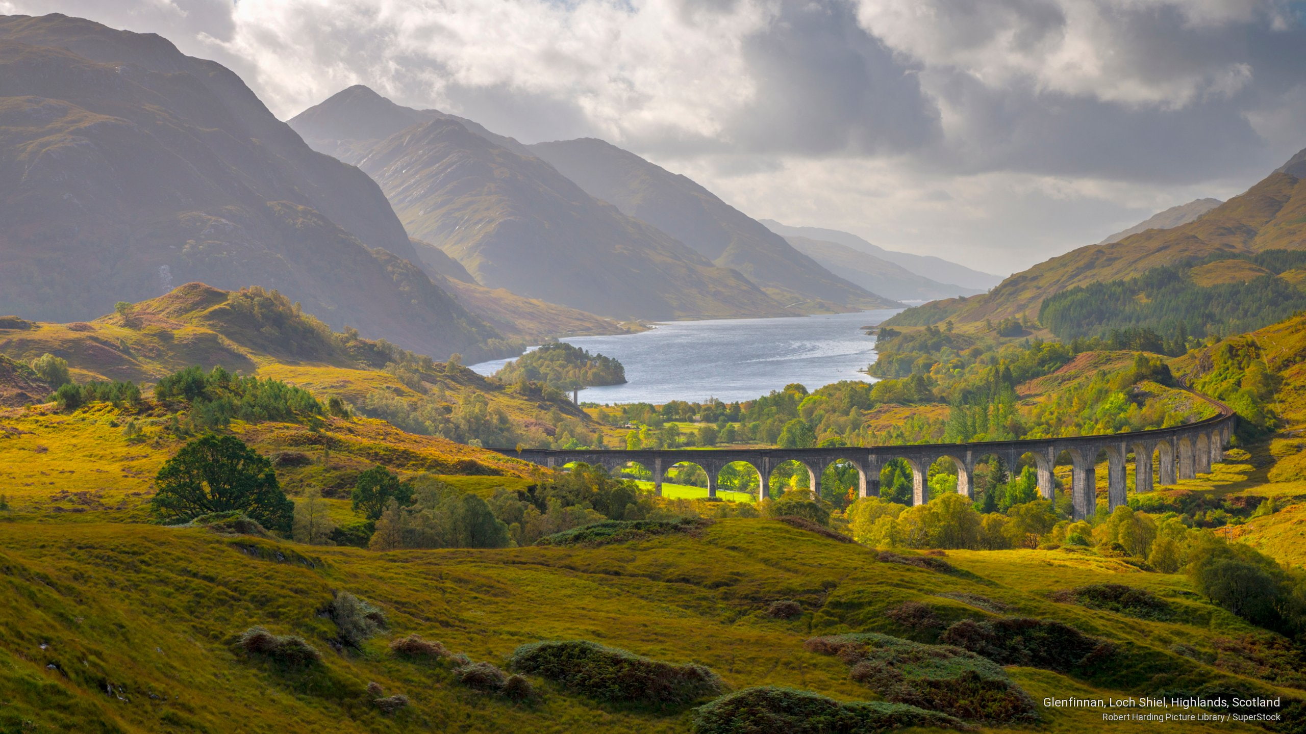 Glenfinnan Loch Shiel Highlands Scotland Nature 2k