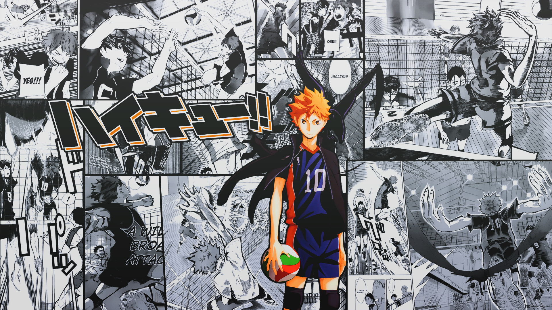 Haikyuu anime boys Hinata Shouyou manga 2k