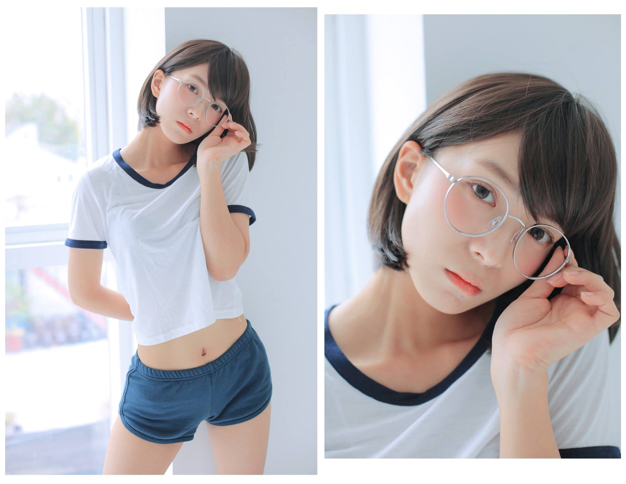 Rotta Korean women Asian short shorts front view lifestyles 2k