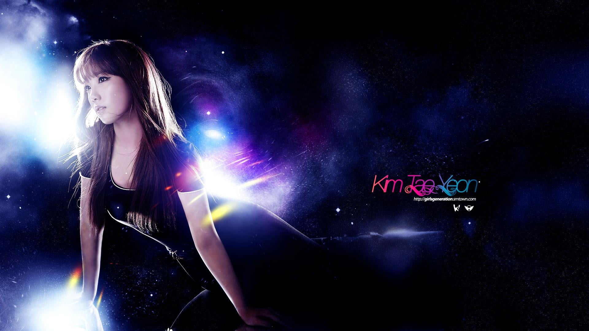 SNSD Girls Generation Asian model musician singer Kim Taeyeon 2k