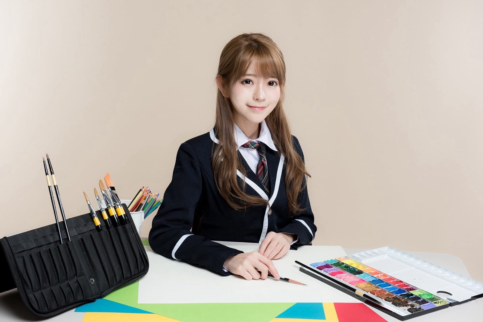 Yurisa Chan Korean model women cosplay portrait one person 2k