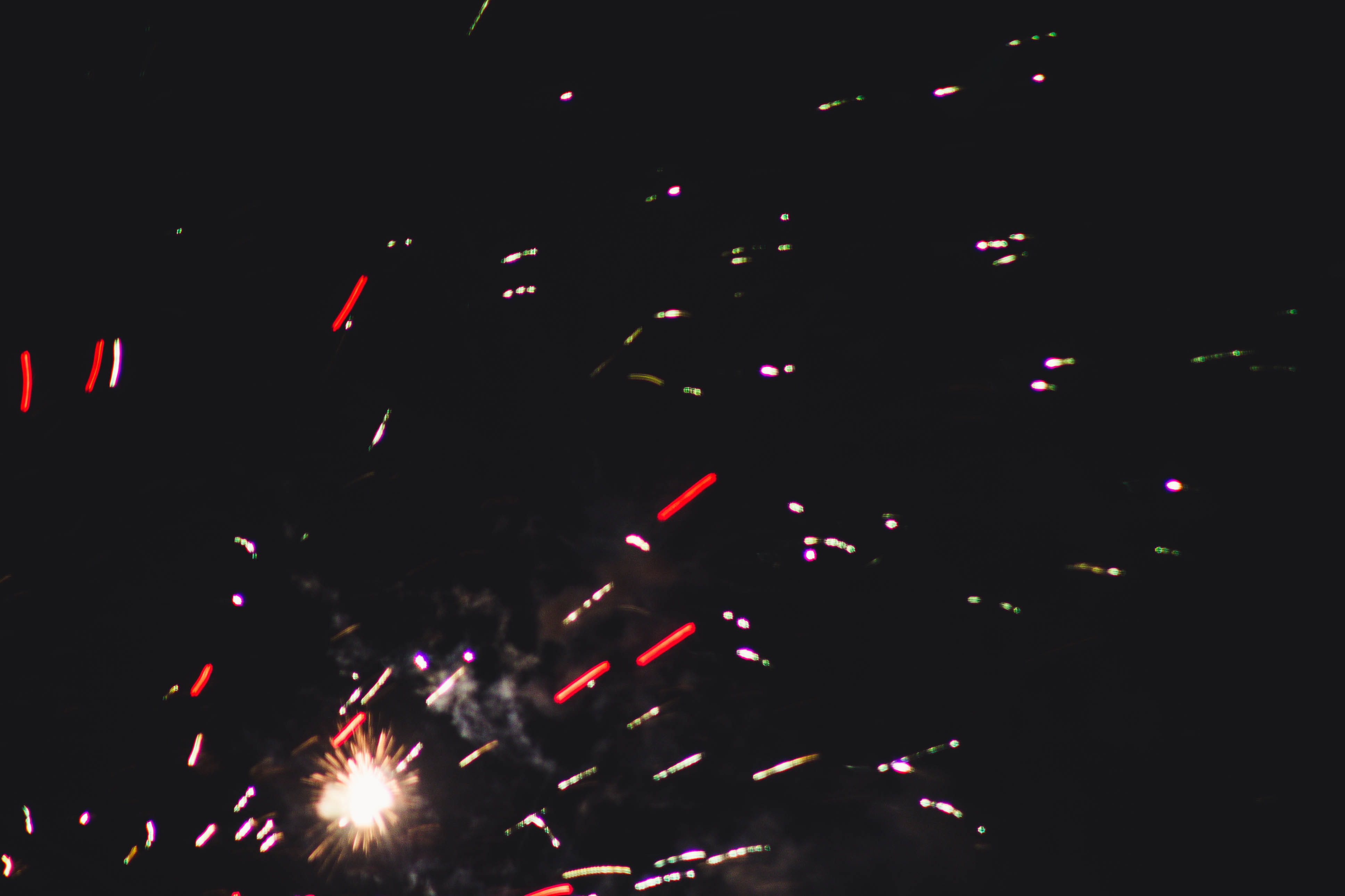 firework random particles amoled sparkler dark celebrate 78 2k 4k