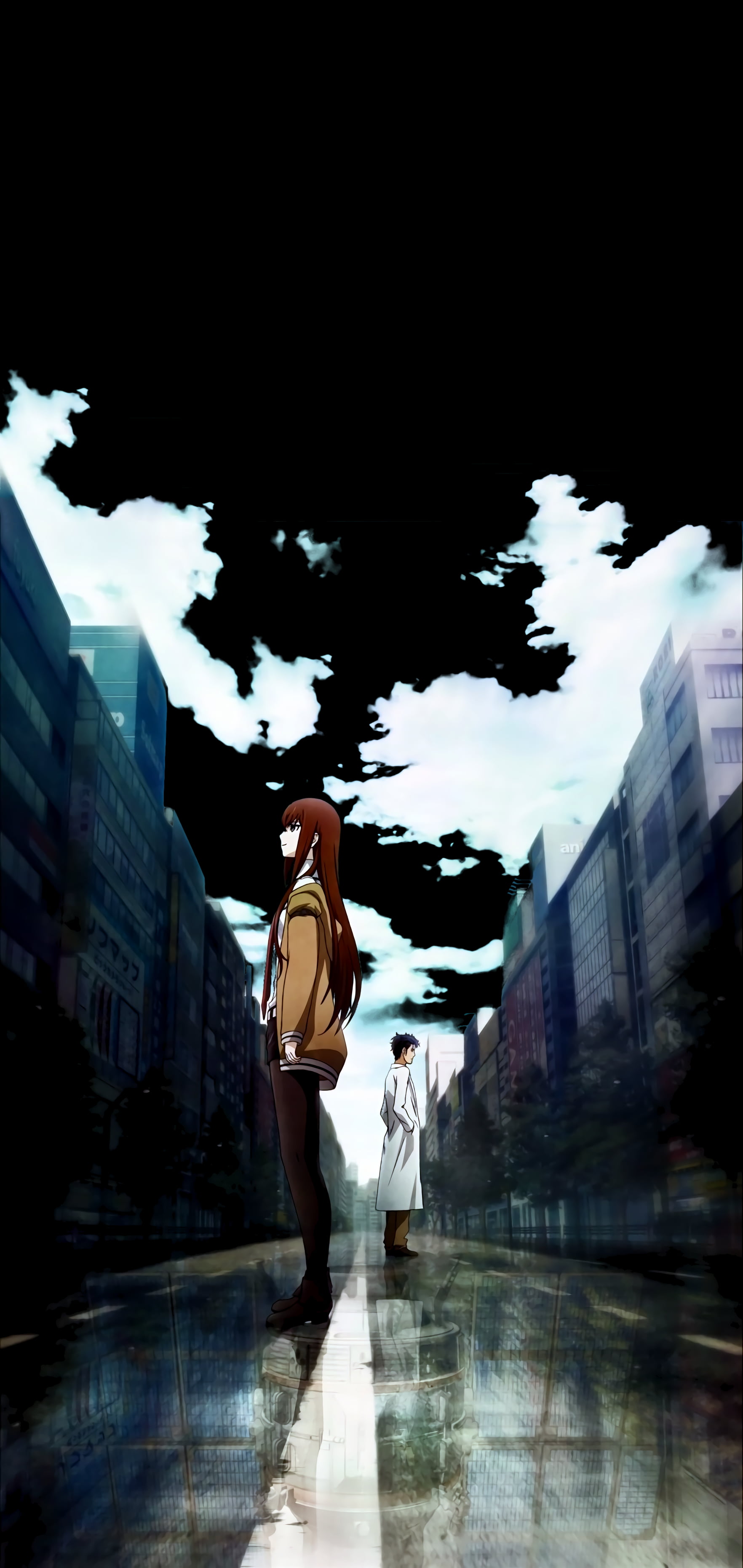 Steins;Gate amoled dark vertical Okabe Rintarou 30 2k