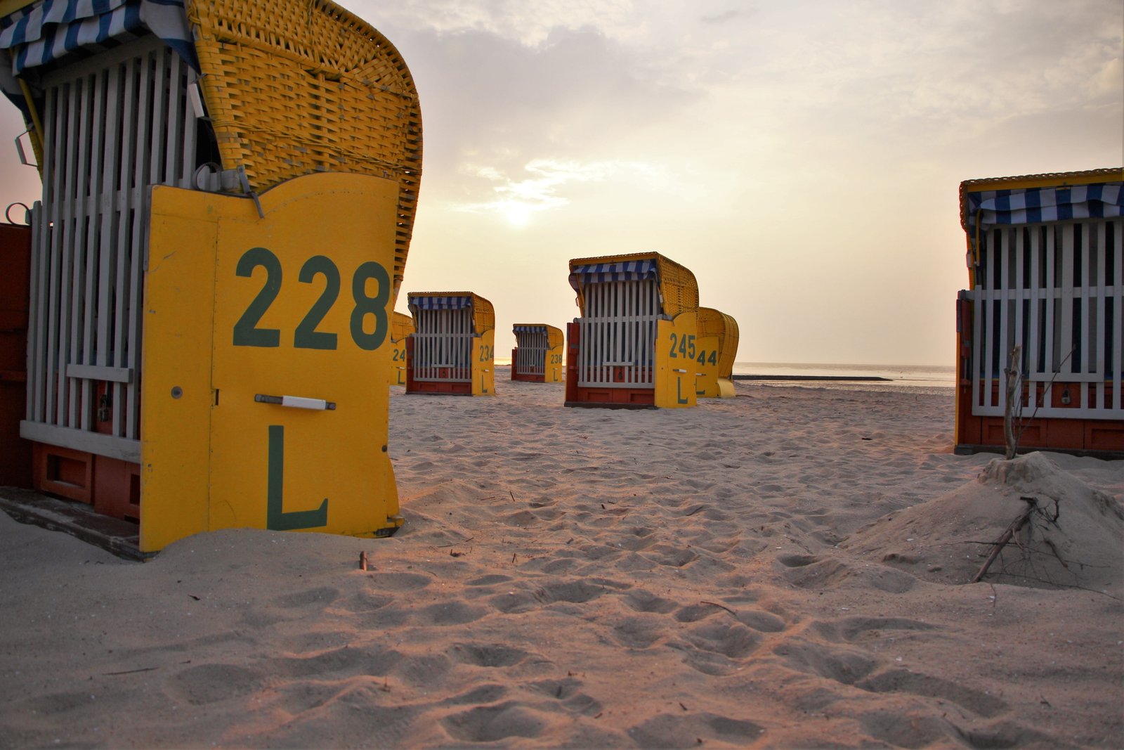 beach coast Germany sand sky land architecture built structure 2k 4k 5k