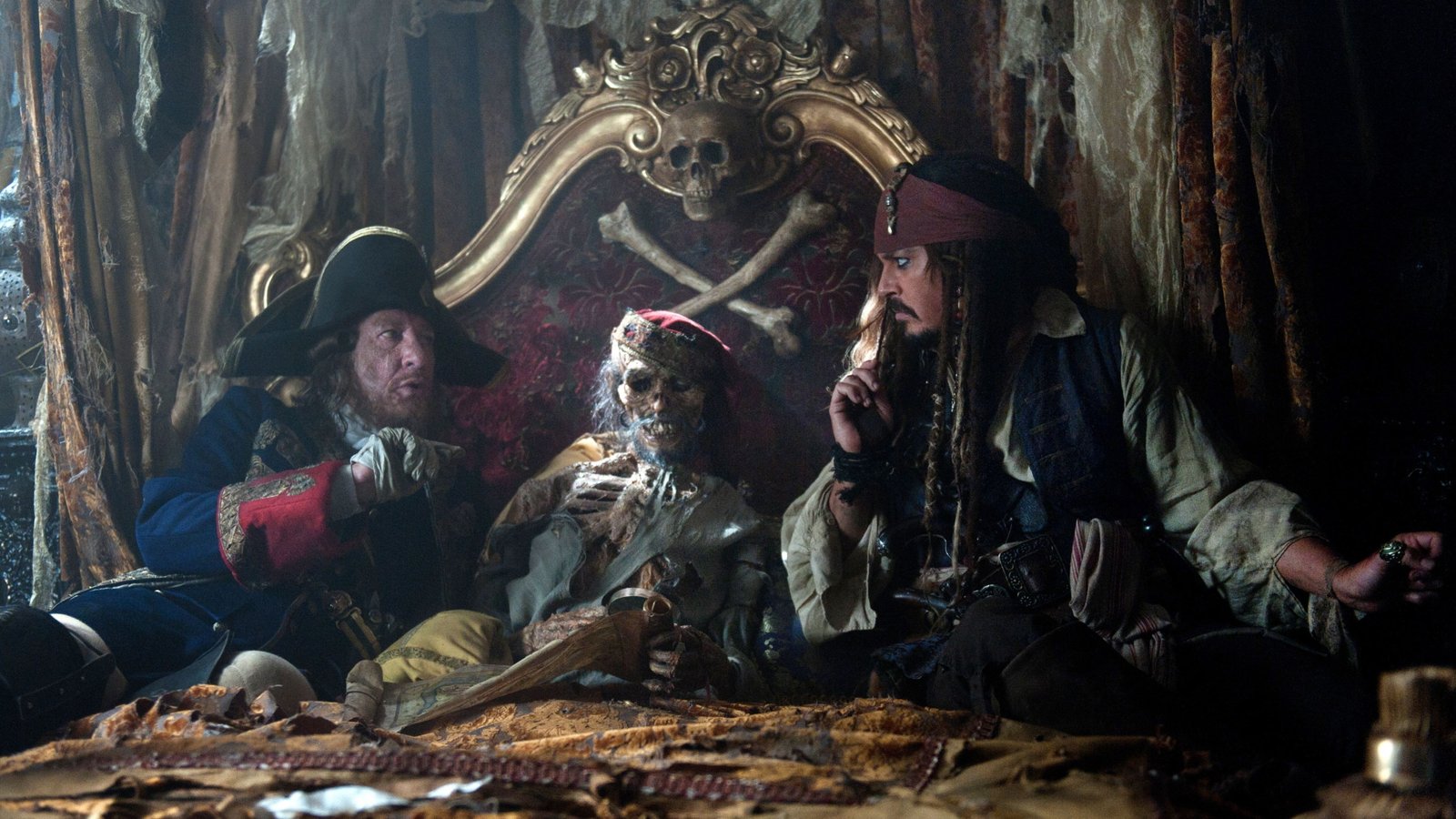 Pirates of the Caribbean movie scene Dead Men Tell No Tales 2k 4k